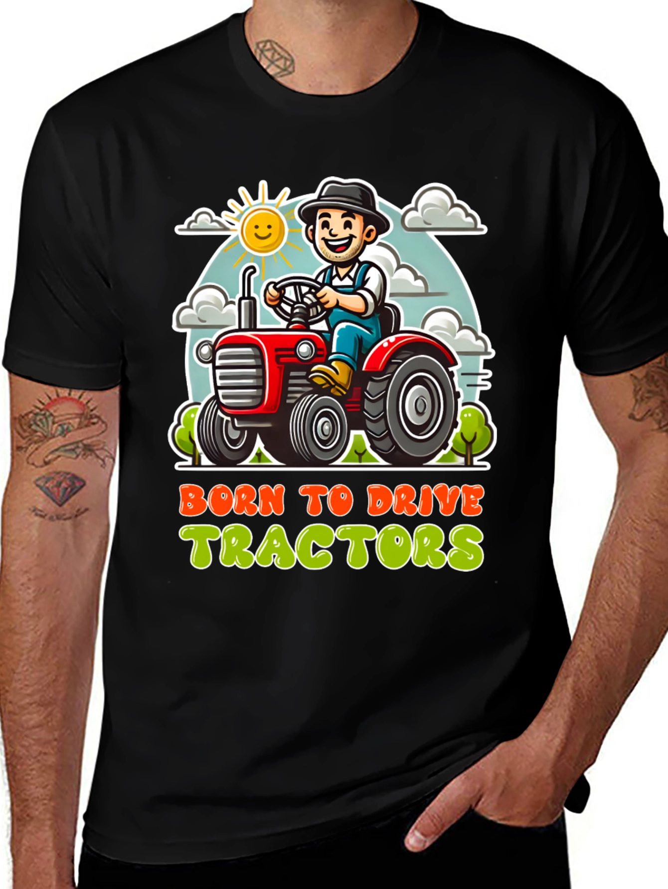 Born to Drive Tractors T-Shirt