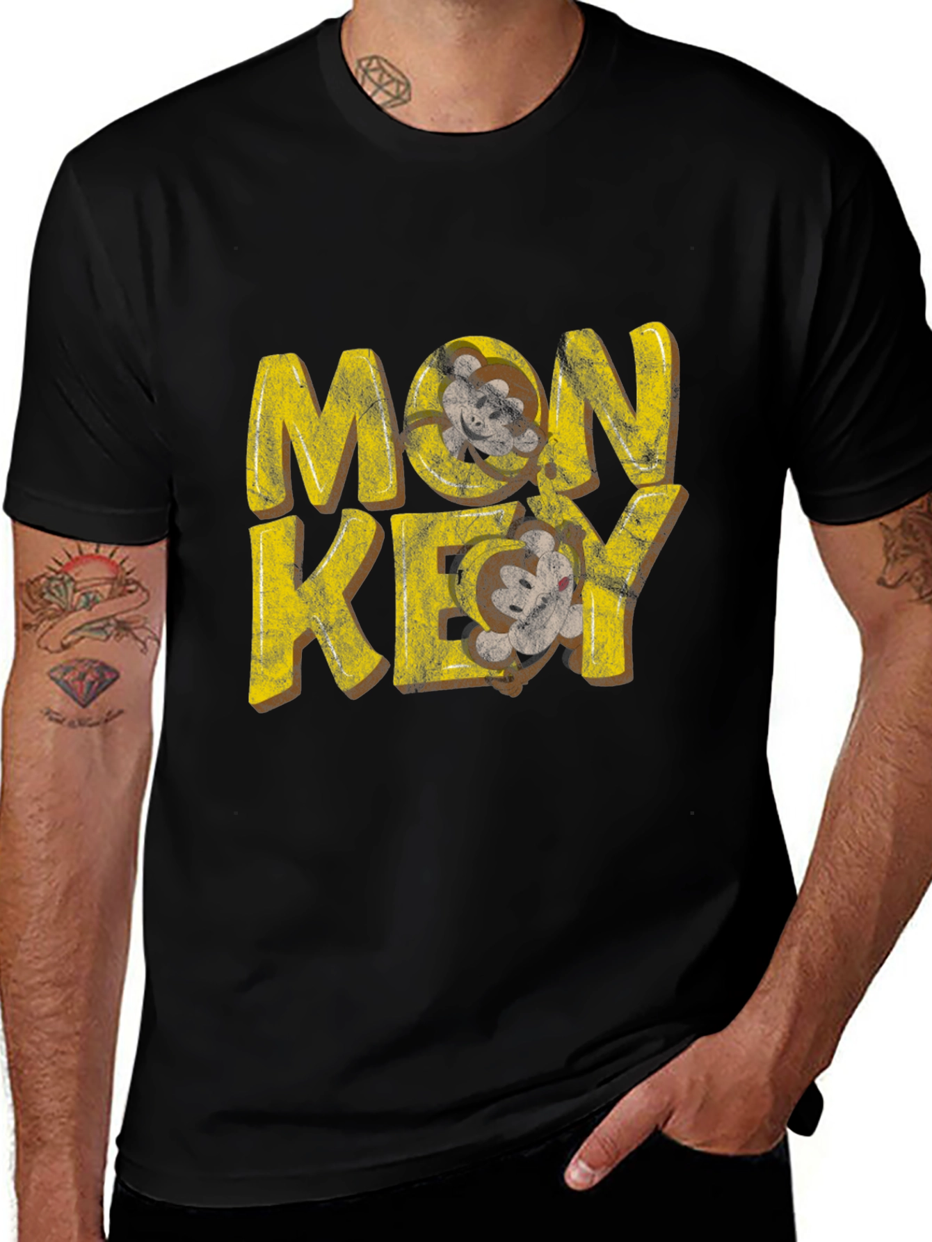 Variant 25 of Monkey Skull Graphic T-Shirt