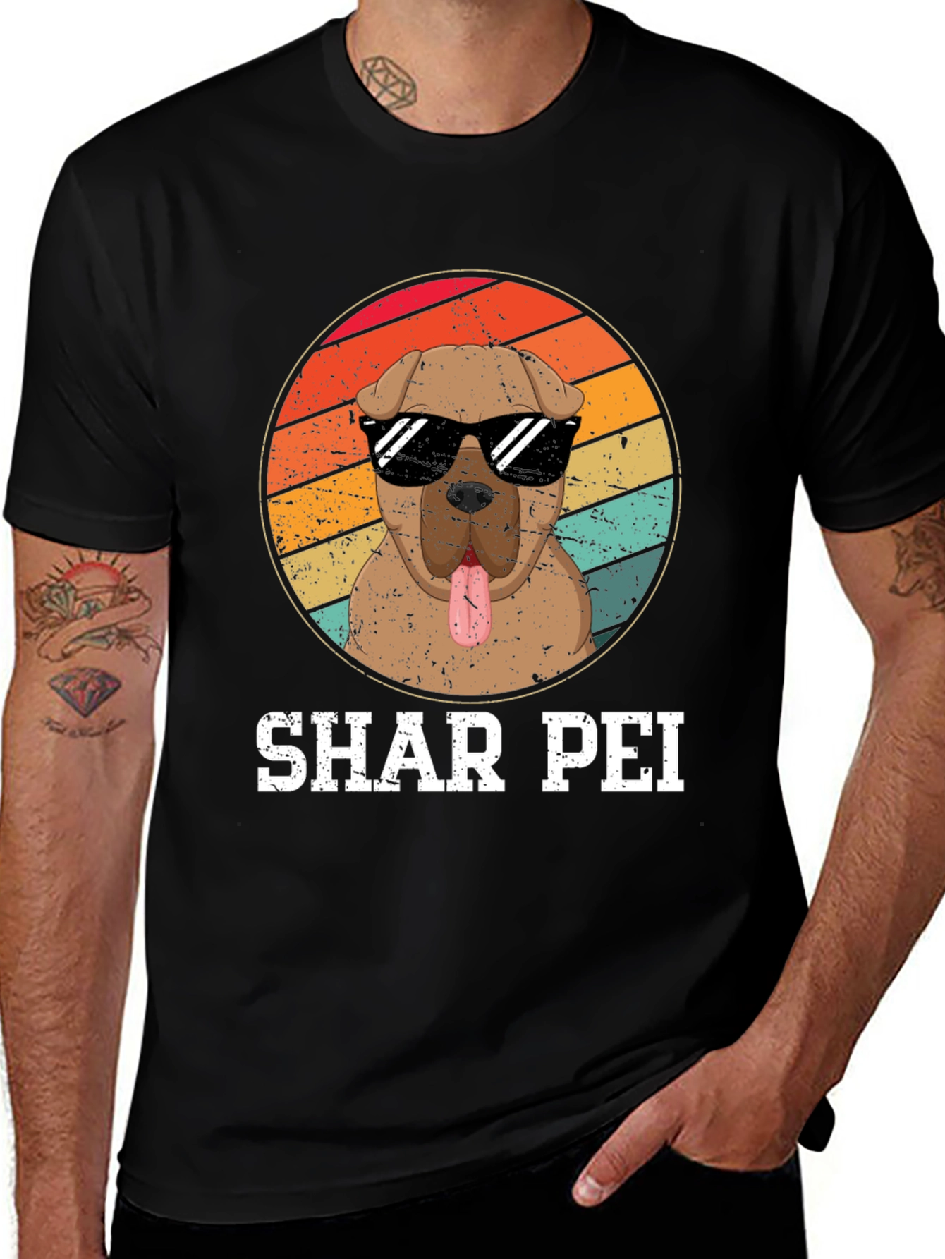 Variant 8 of Cool Shar Pei Dog T-Shirt
