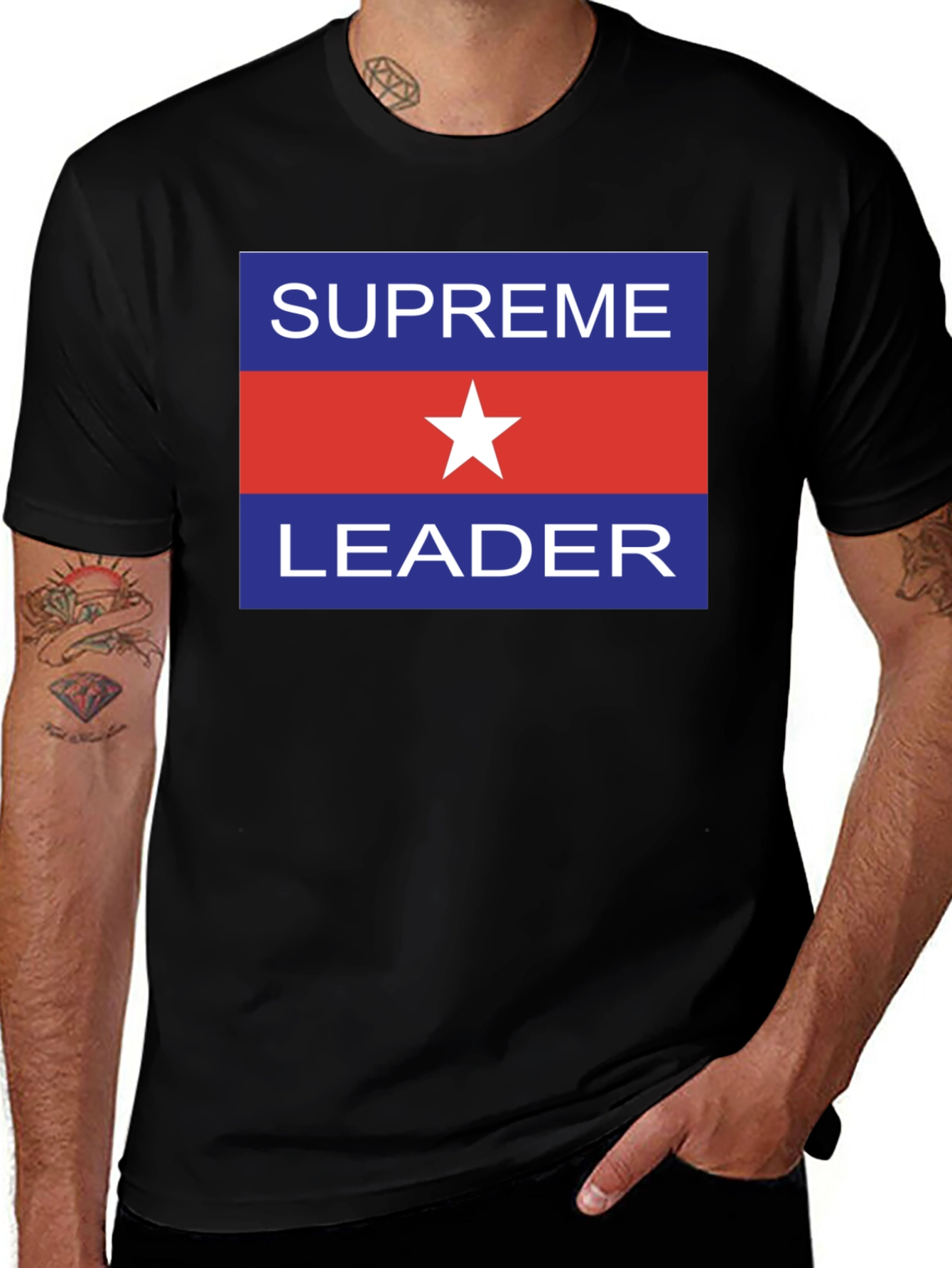 Variant 3 of Supreme Leader Graphic Tee - Bold Statement Shirt