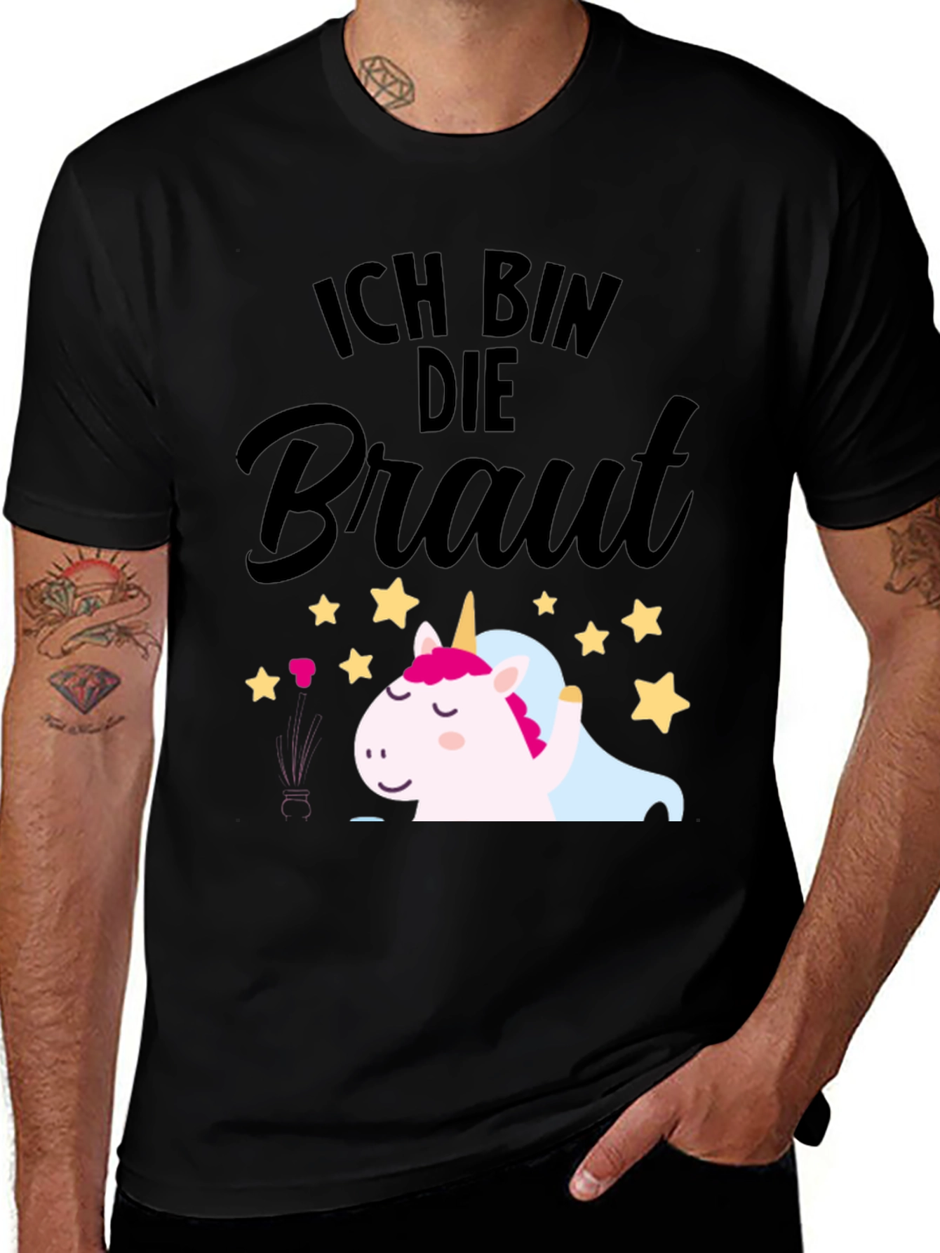 Ich Bin Die Braut Unicorn T-Shirt