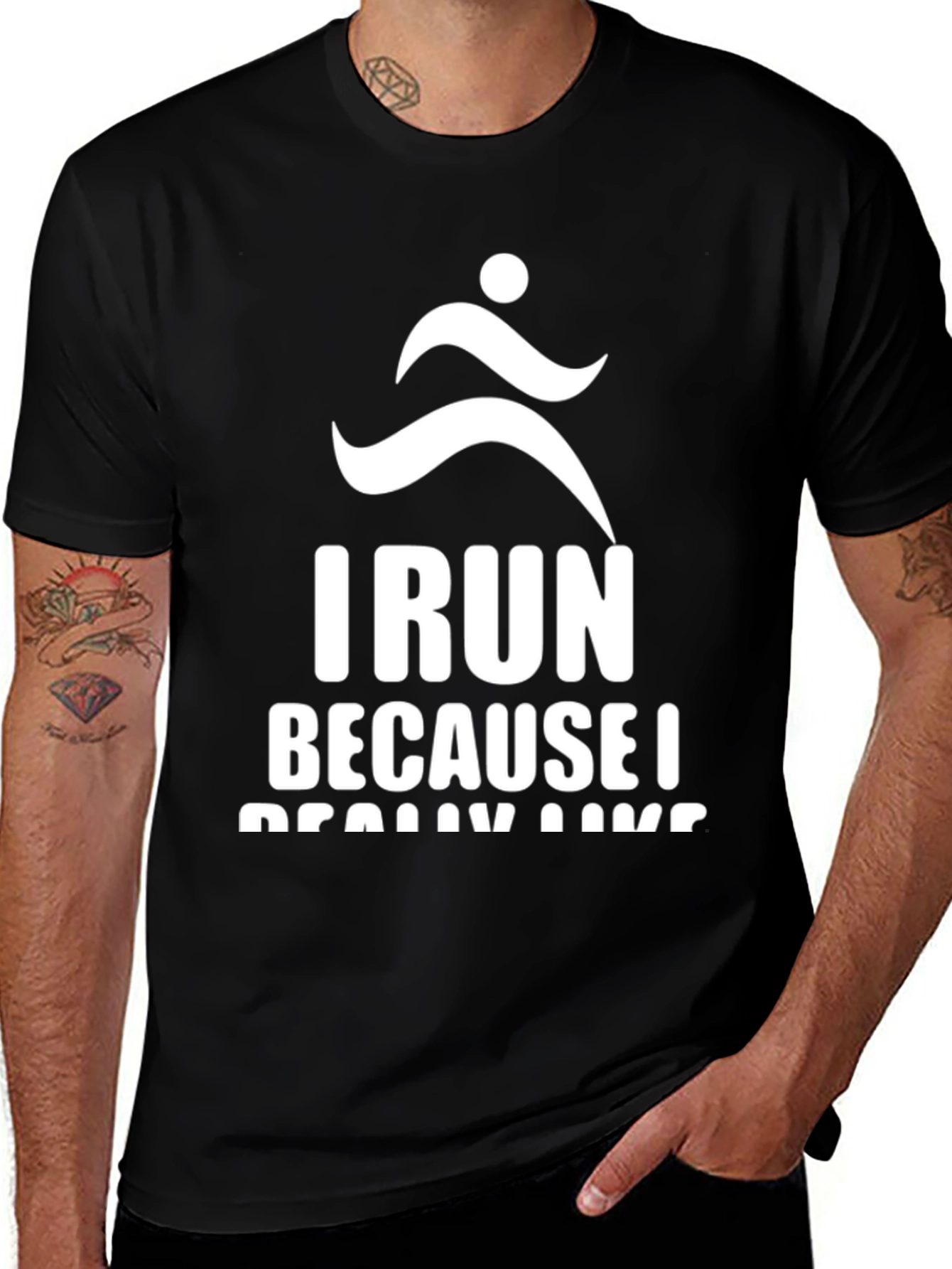 Variant 15 of I Run Because I Really Like Running T-Shirt