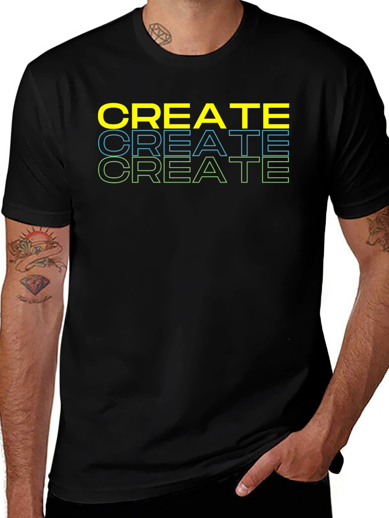 Variant 10 of CREATE Graphic T-Shirt