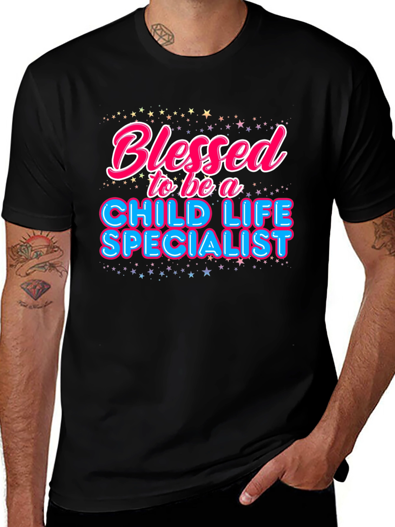 Variant 10 of Blessed Child Life Specialist Graphic Tee