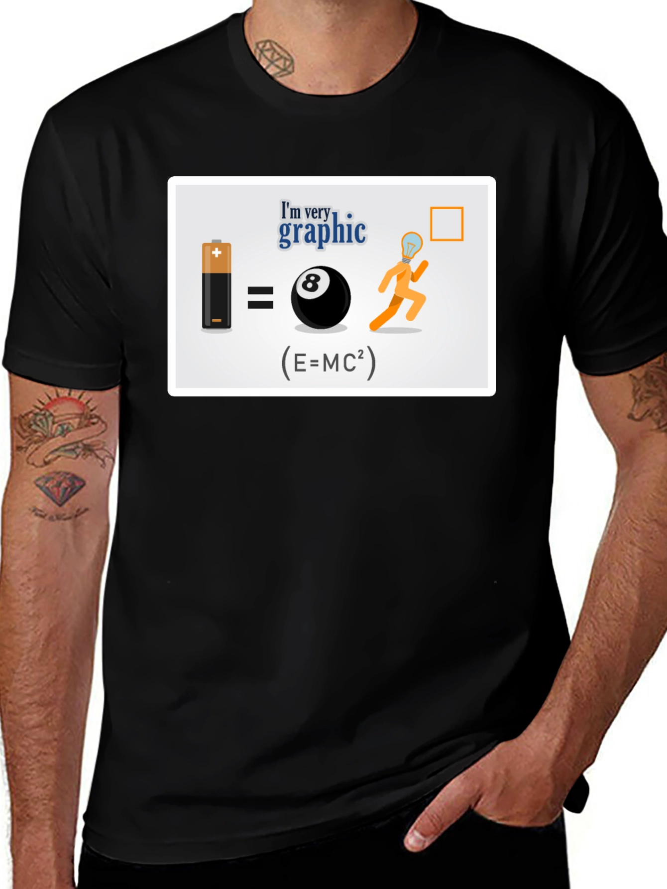 Variant 4 of Graphic Equation T-Shirt