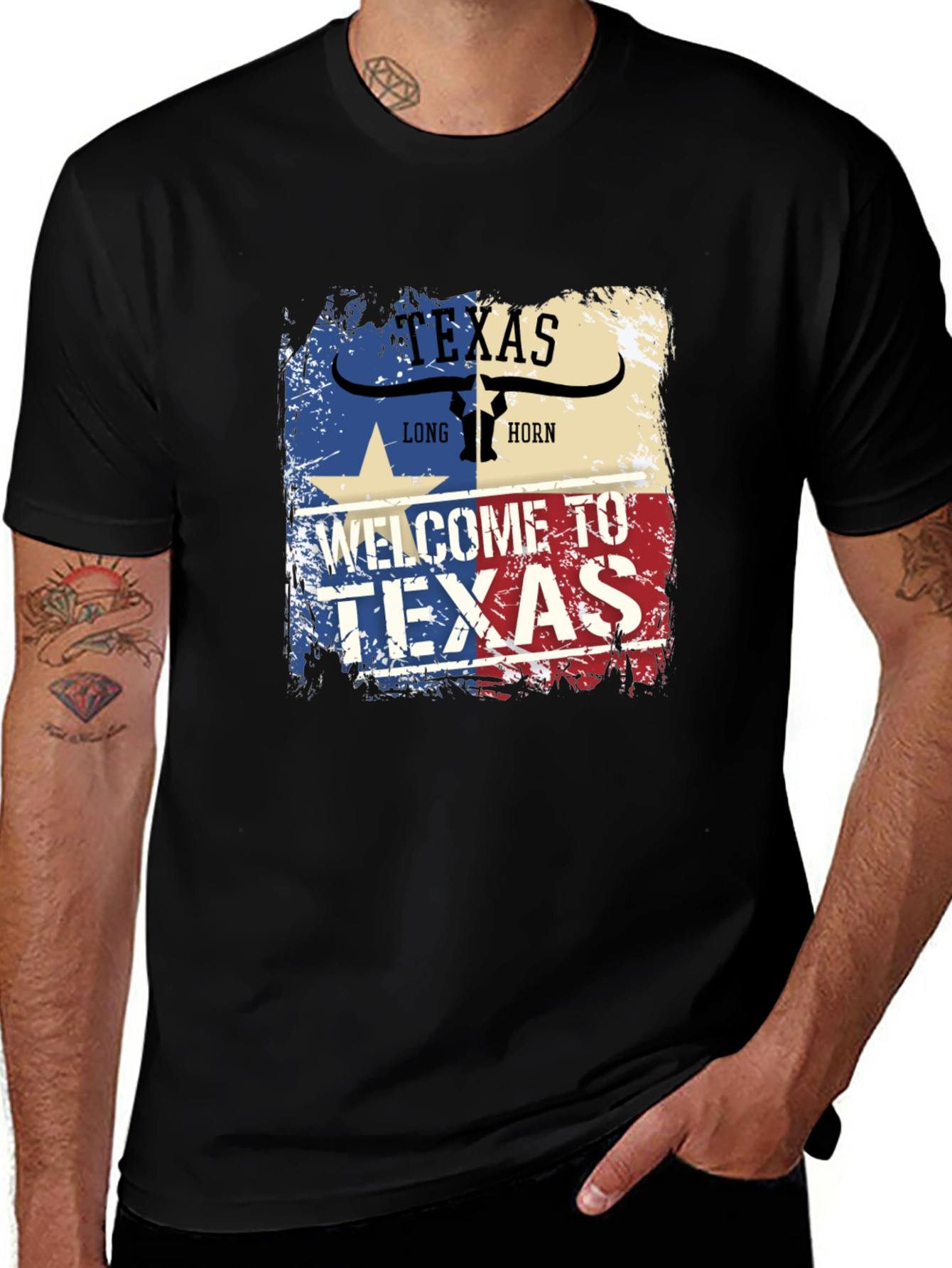 Texas Longhorn Welcome Graphic T-Shirt