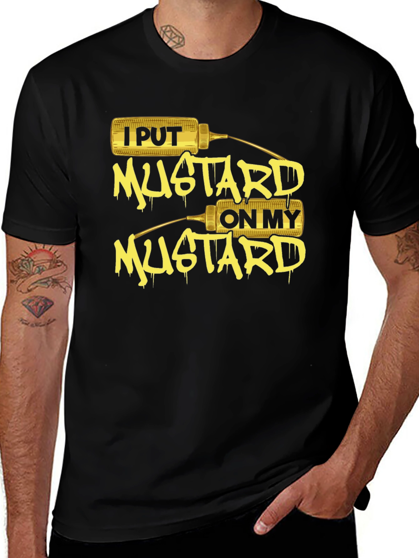 Variant 17 of Funny Mustard Lover Graphic T-Shirt