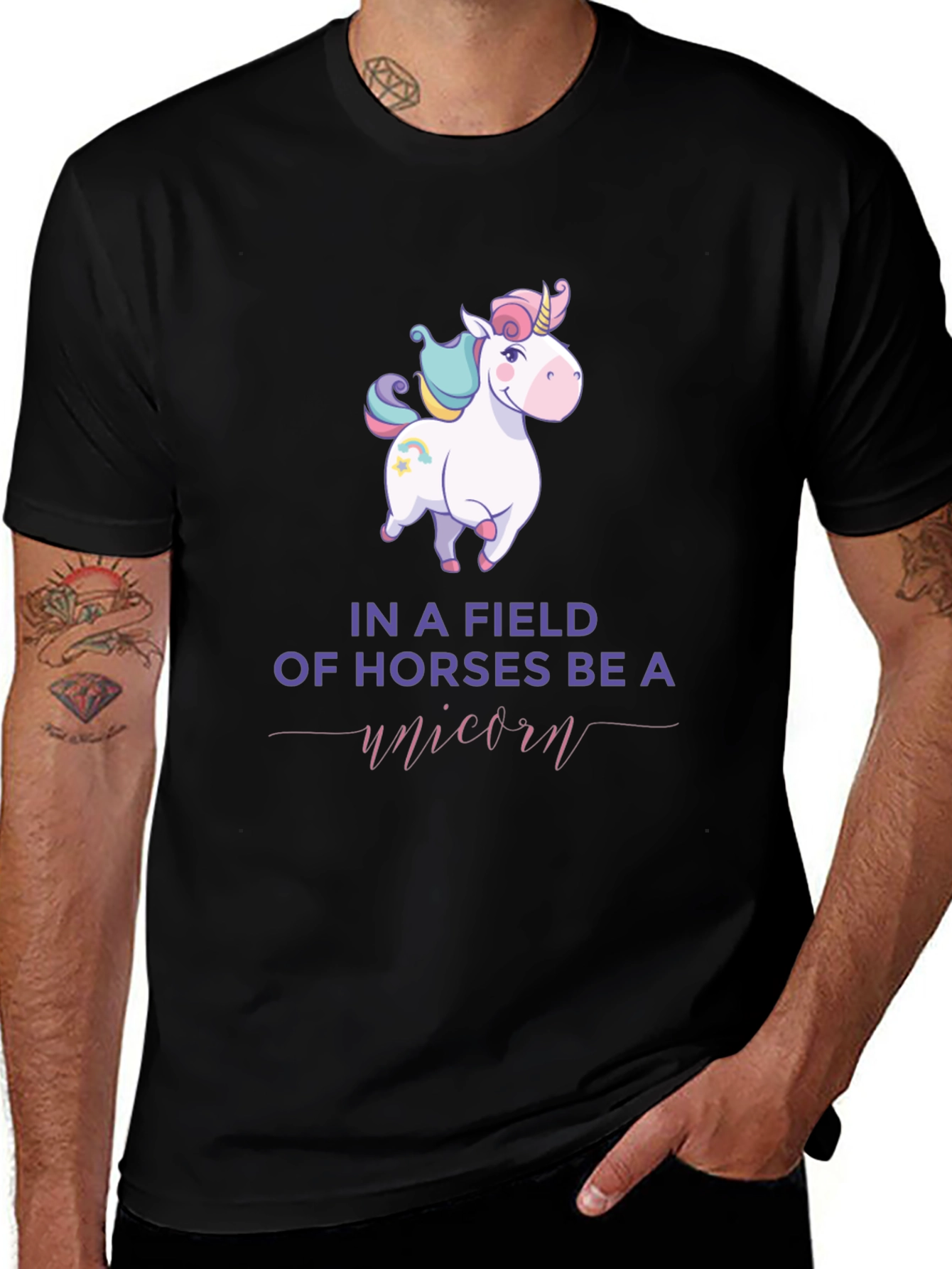 Variant 25 of Be a Unicorn T-Shirt - Soft Cotton Tee