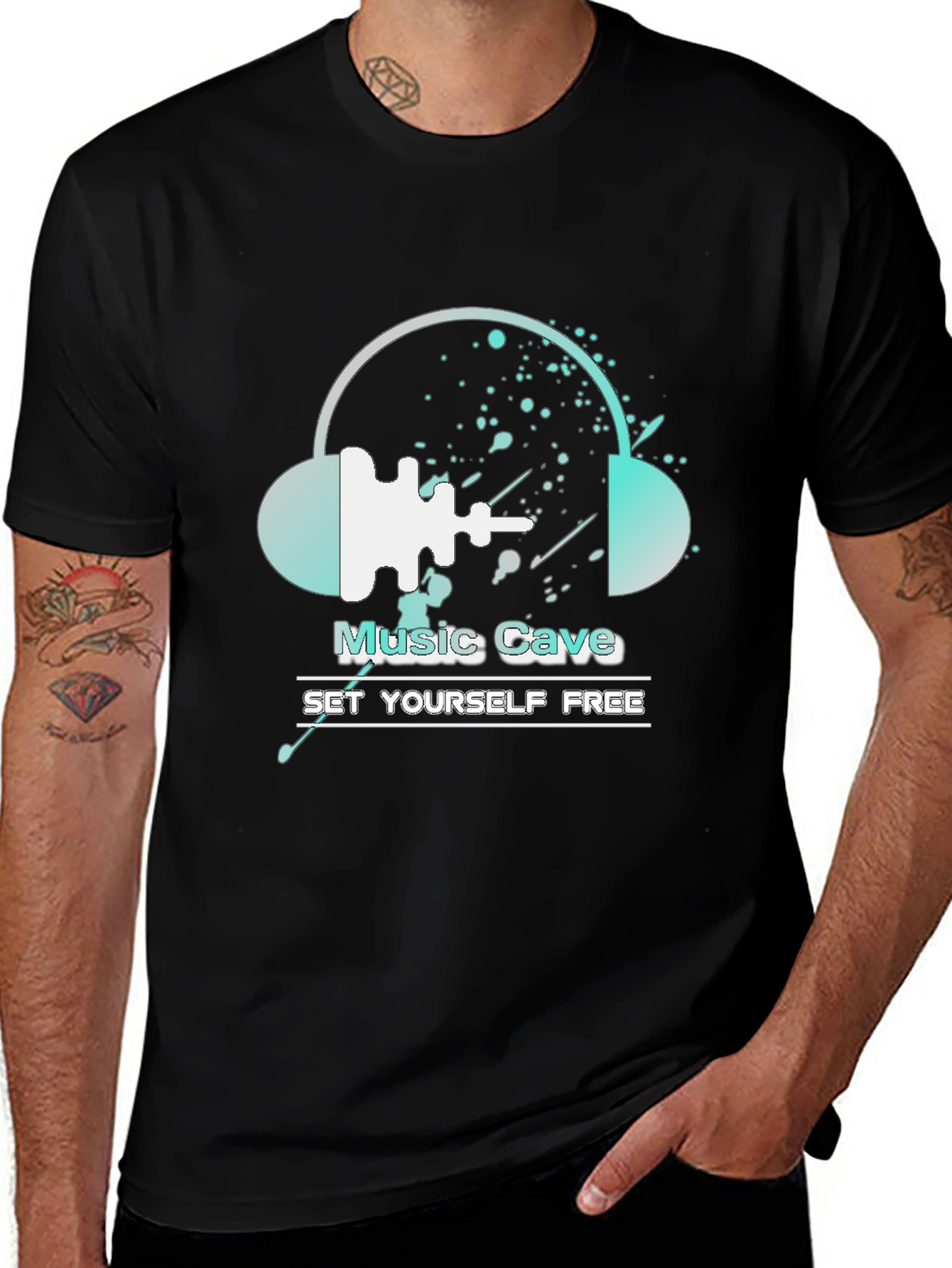 Variant 16 of Music Cave T-Shirt - Set Yourself Free