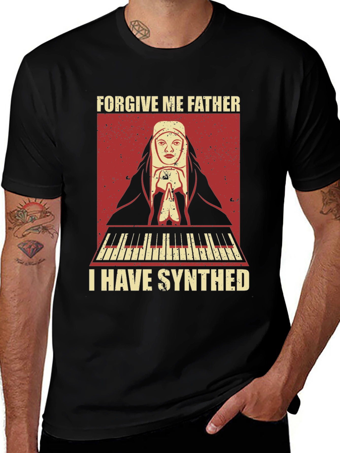 Forgive Me Father I Have Synthed T-Shirt