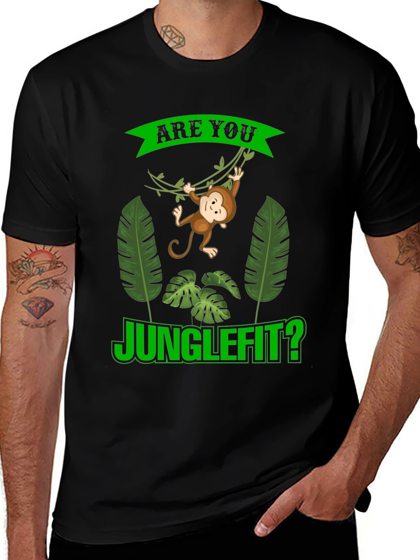 Variant 17 of Junglefit Monkey T-Shirt