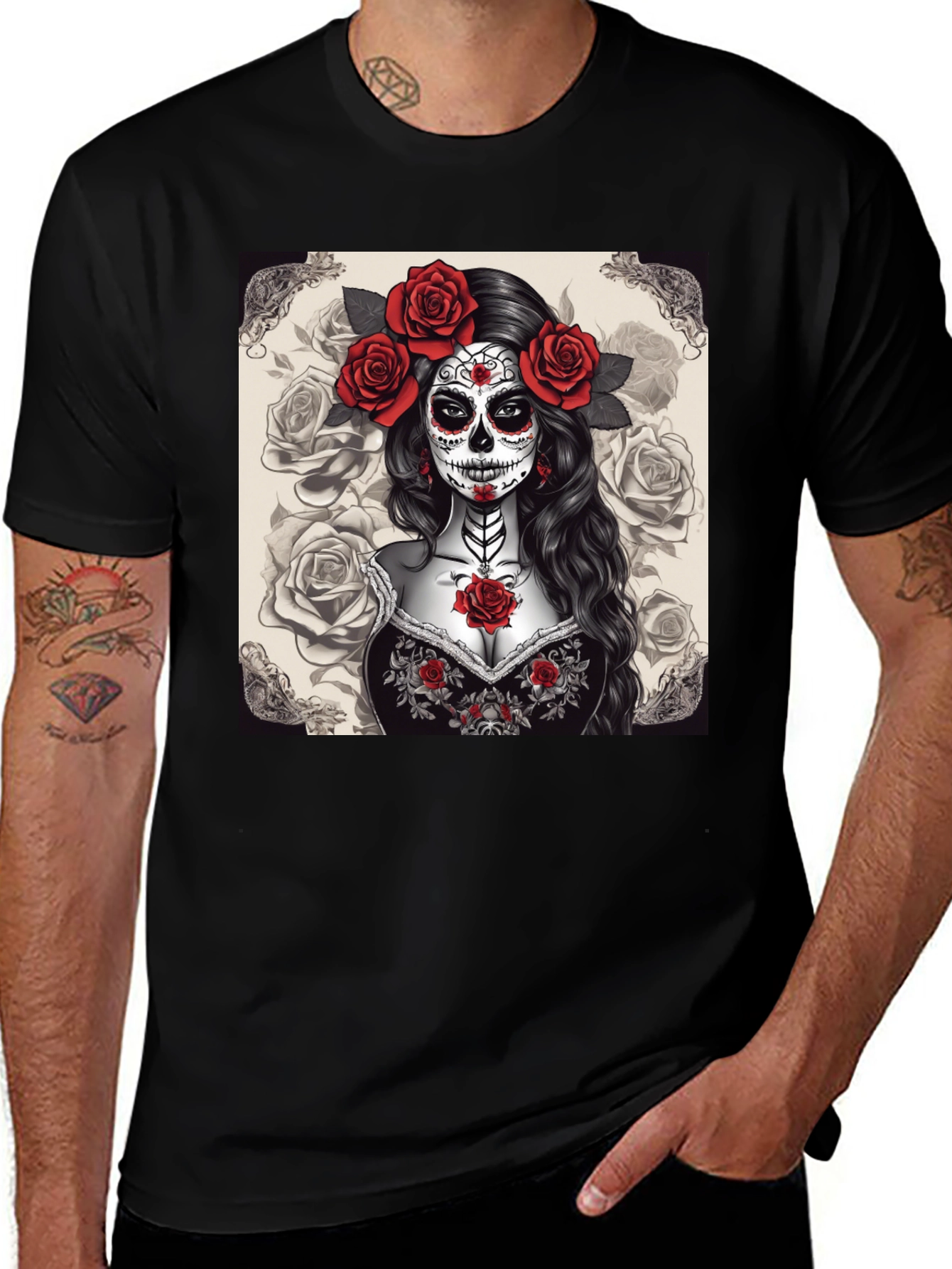 Variant 19 of Day of the Dead Black T-Shirt