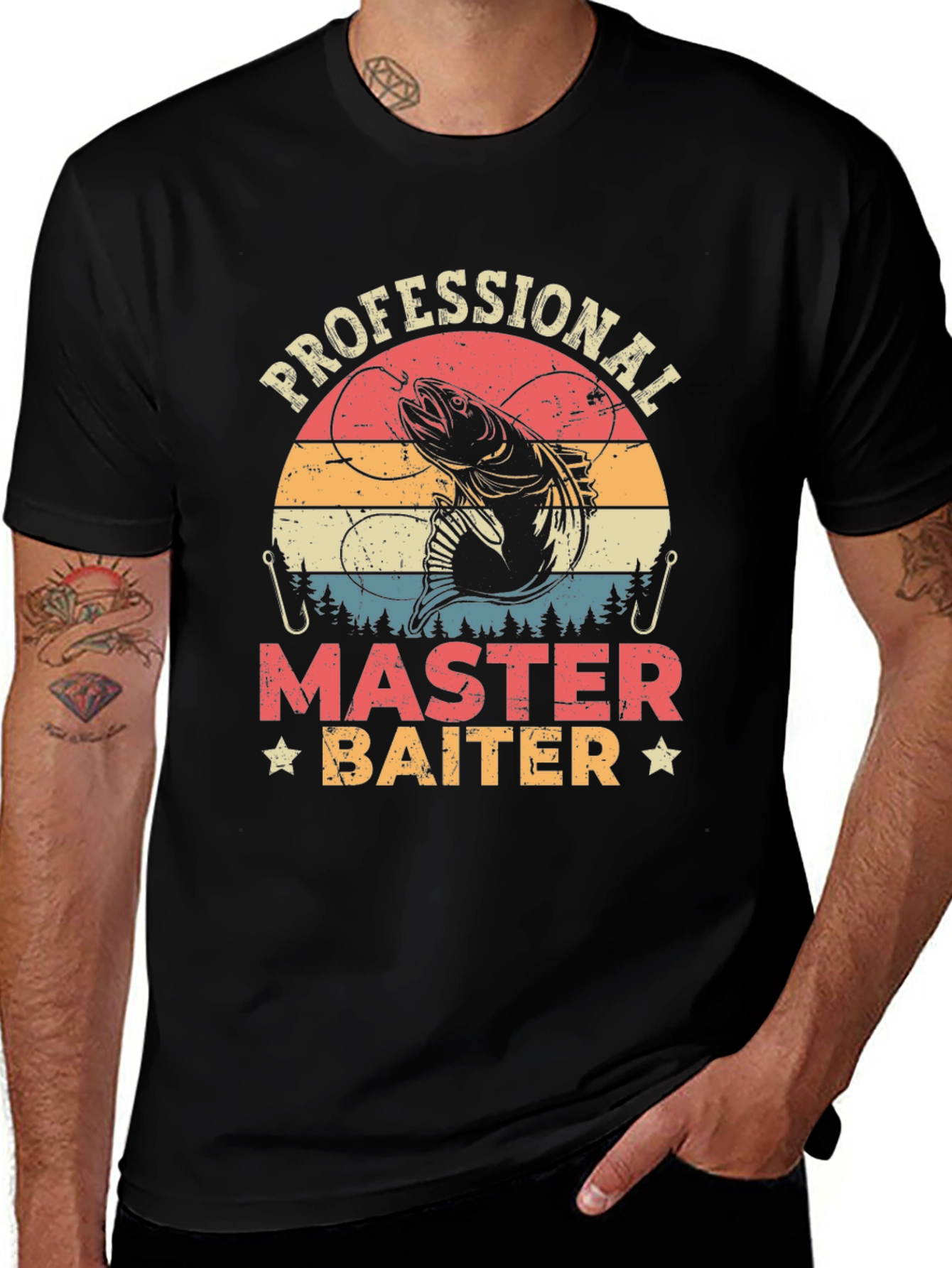 Variant 19 of Professional Master Baiter Fishing T-Shirt