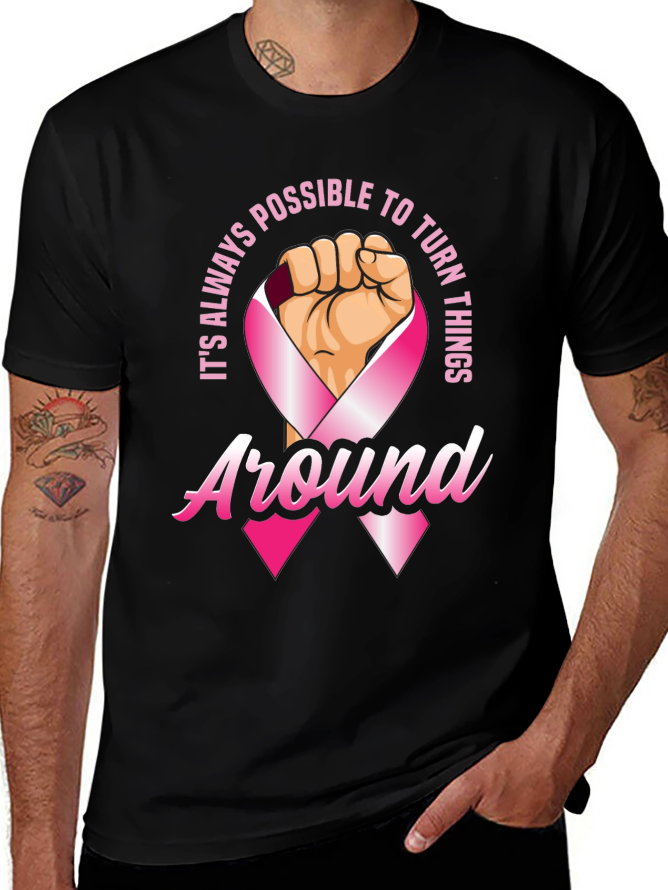 Variant 5 of Always Possible Breast Cancer Awareness T-Shirt