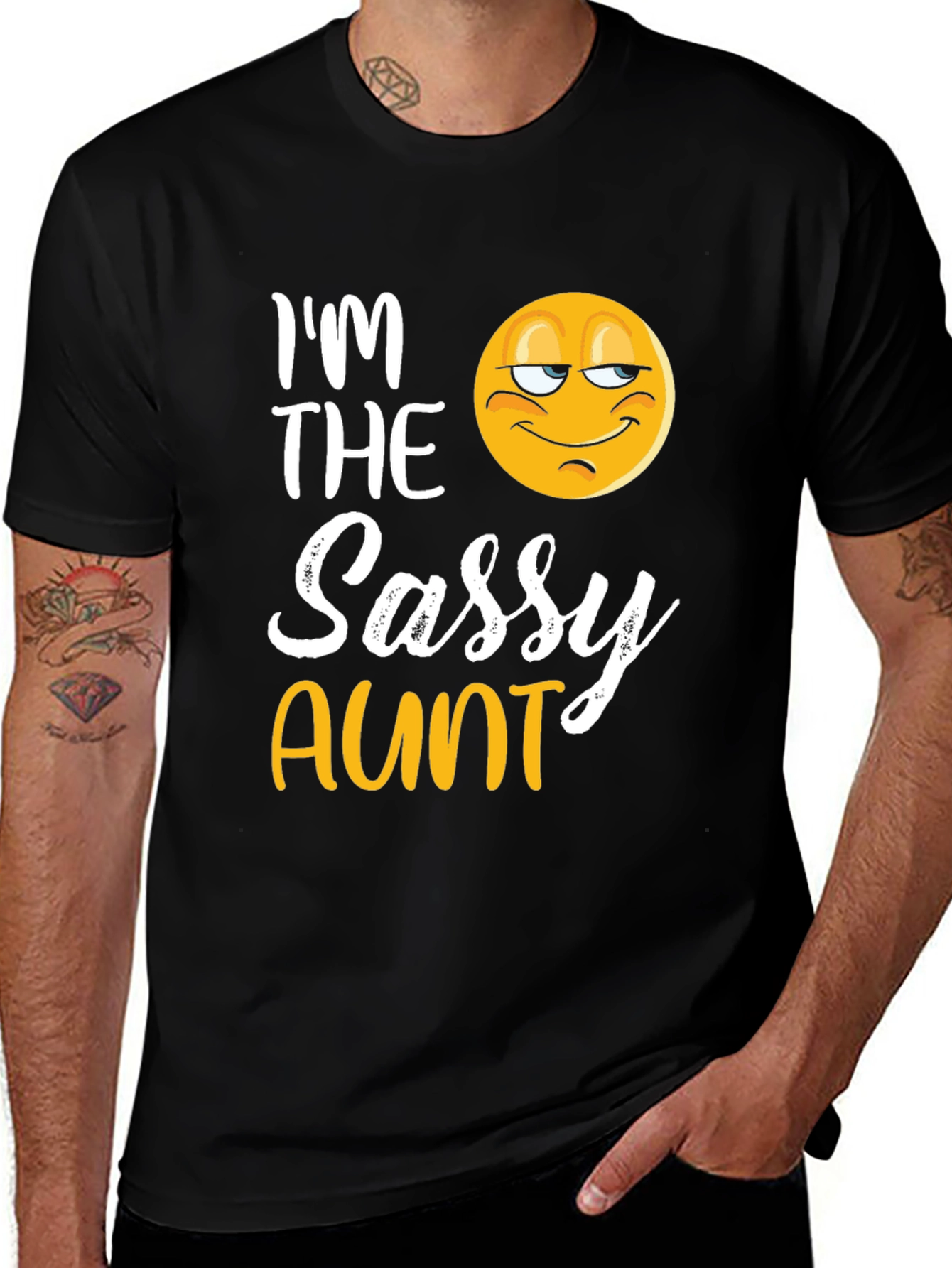 Variant 25 of I'm The Sassy Aunt T-Shirt, Novelty Graphic Tee