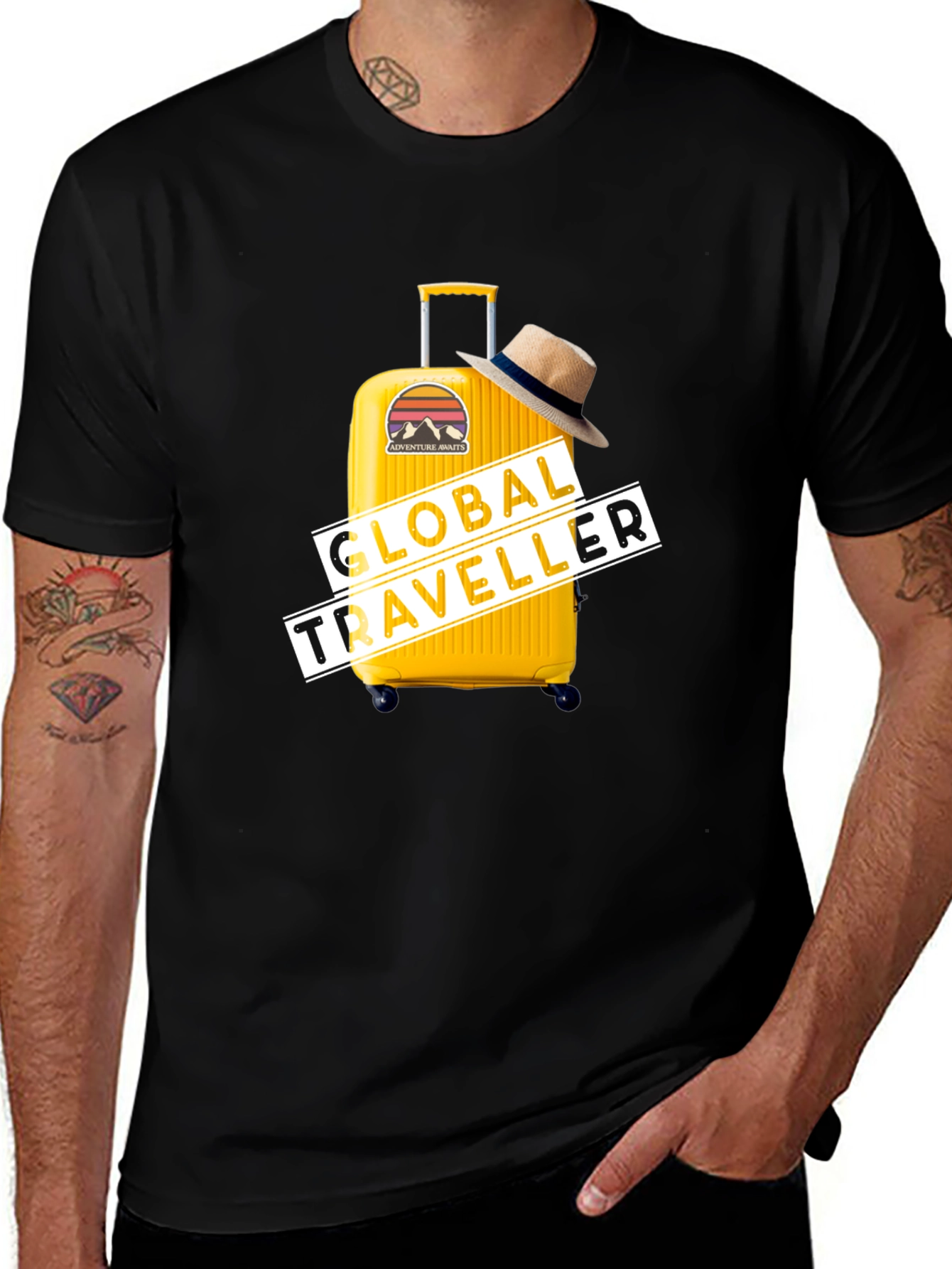 Variant 17 of Global Traveler Graphic Tee