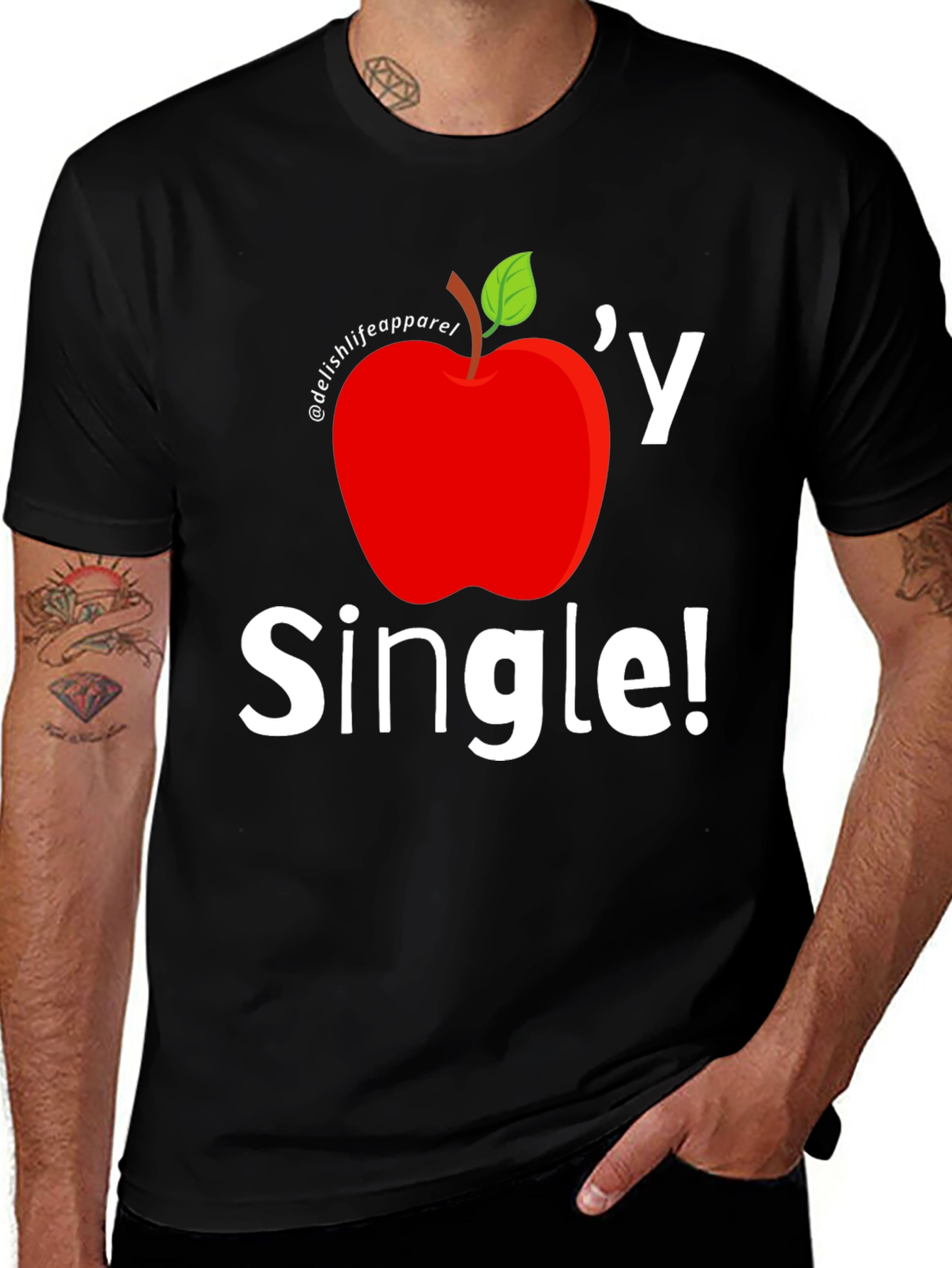 Variant 30 of Apple-y Single Graphic T-Shirt