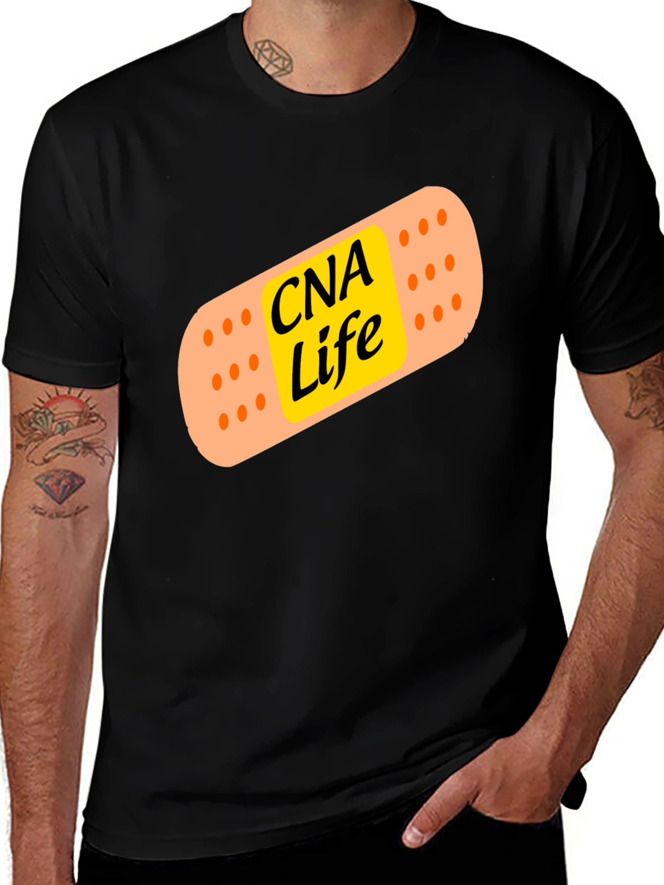 CNA Life Bandage T-Shirt - Medical Support Apparel