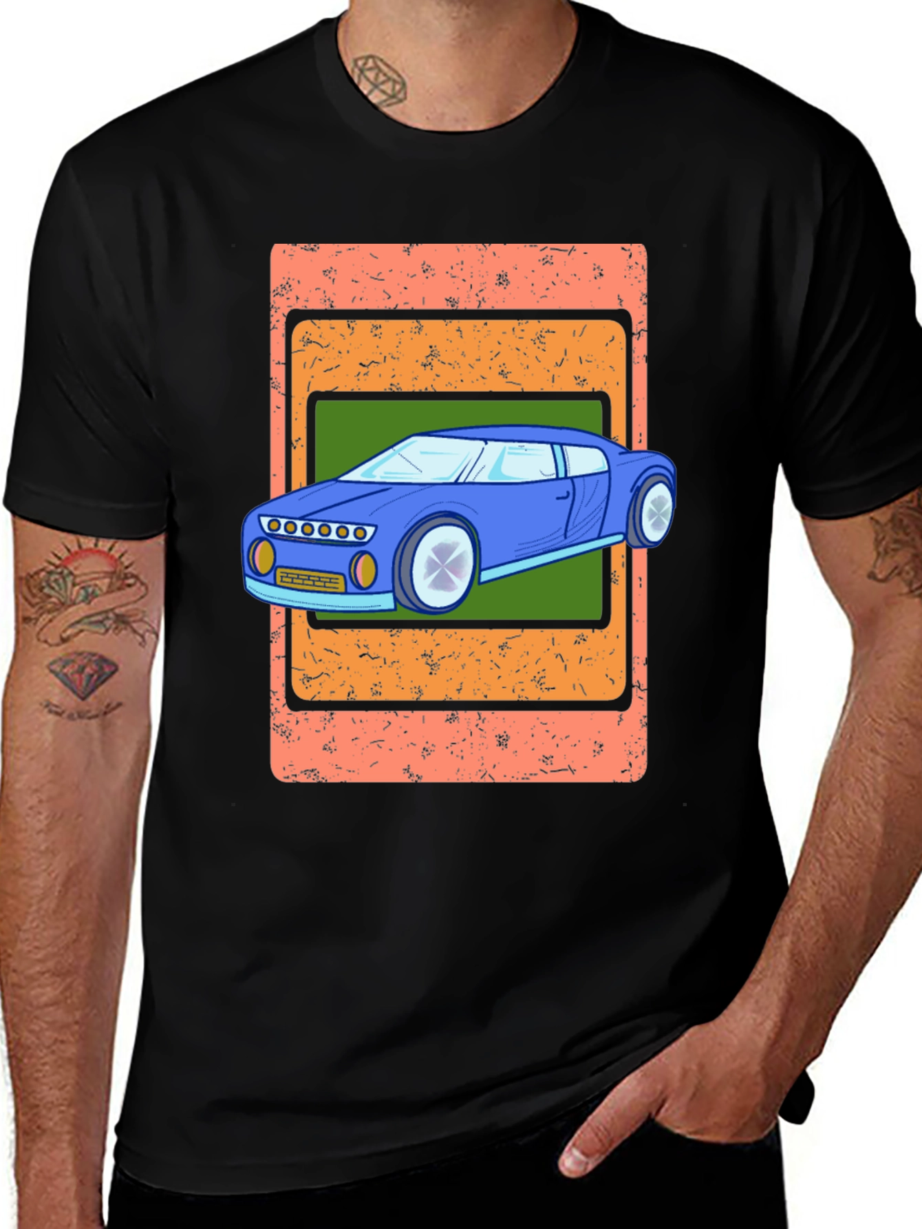 Variant 30 of Retro Car Graphic T-Shirt