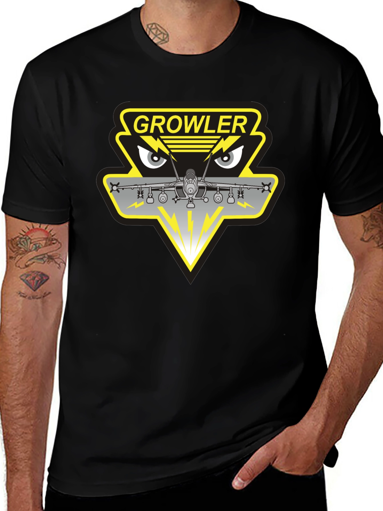 Growler Aircraft Graphic Tee - Bold Design, Comfortable Fit