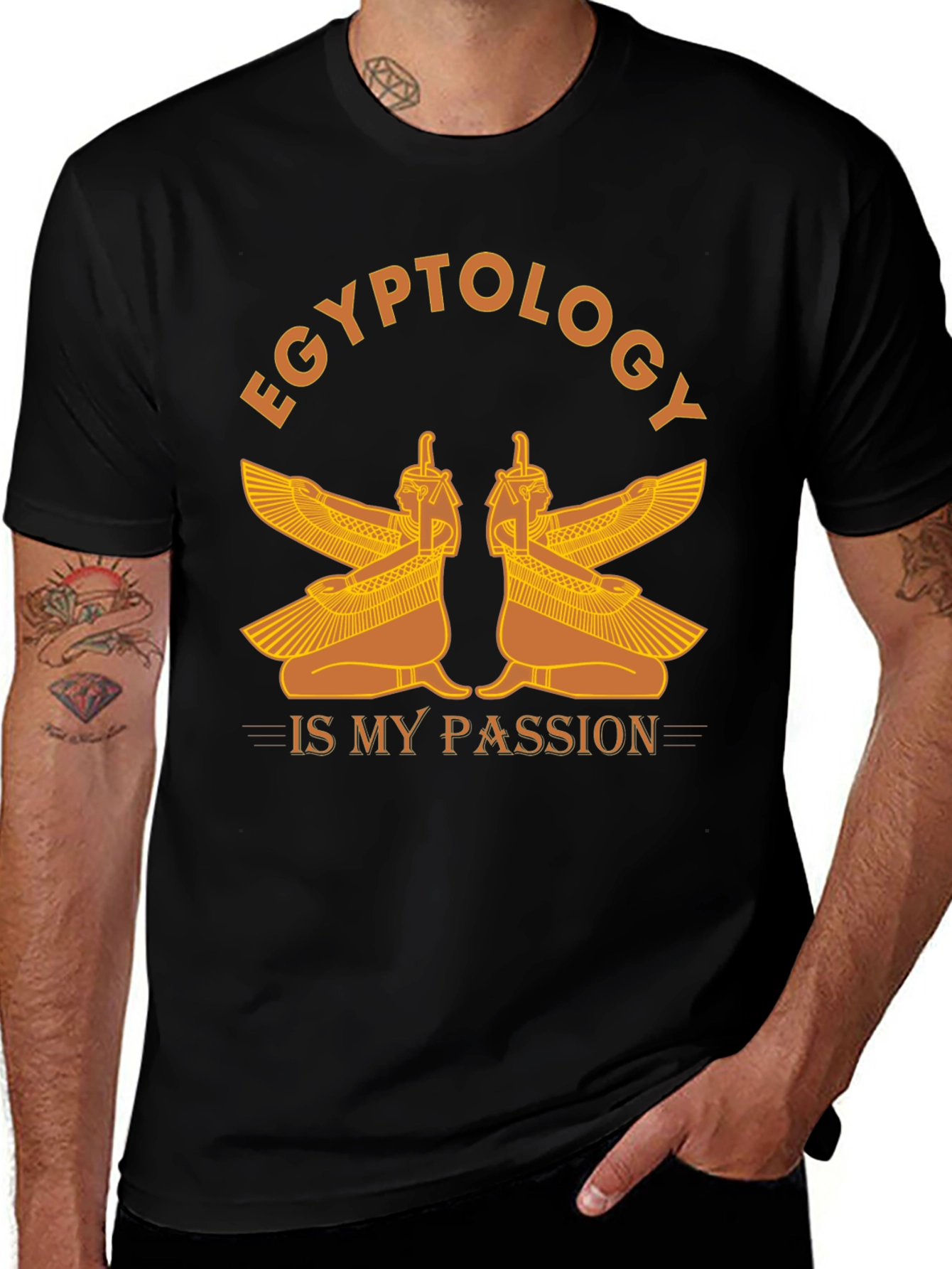 Egyptology Passion T-Shirt - Unique Graphic Tee