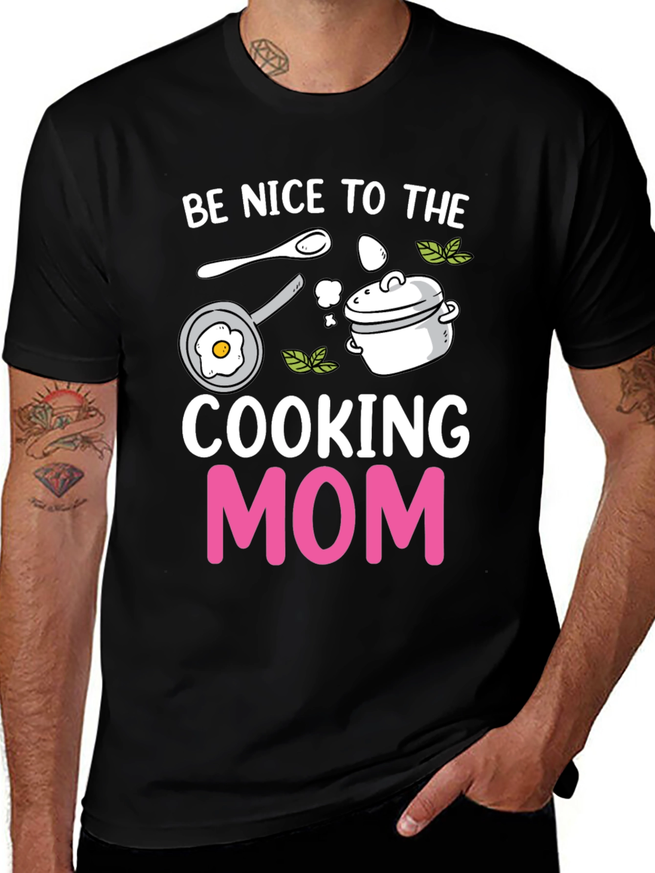 Be Nice To The Cooking Mom T-Shirt