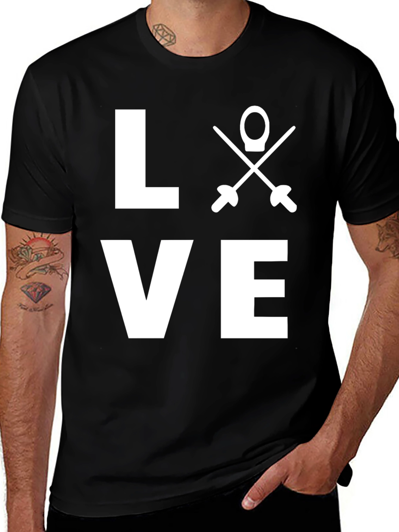 Fencing Love T-Shirt | Sport Passion Tee