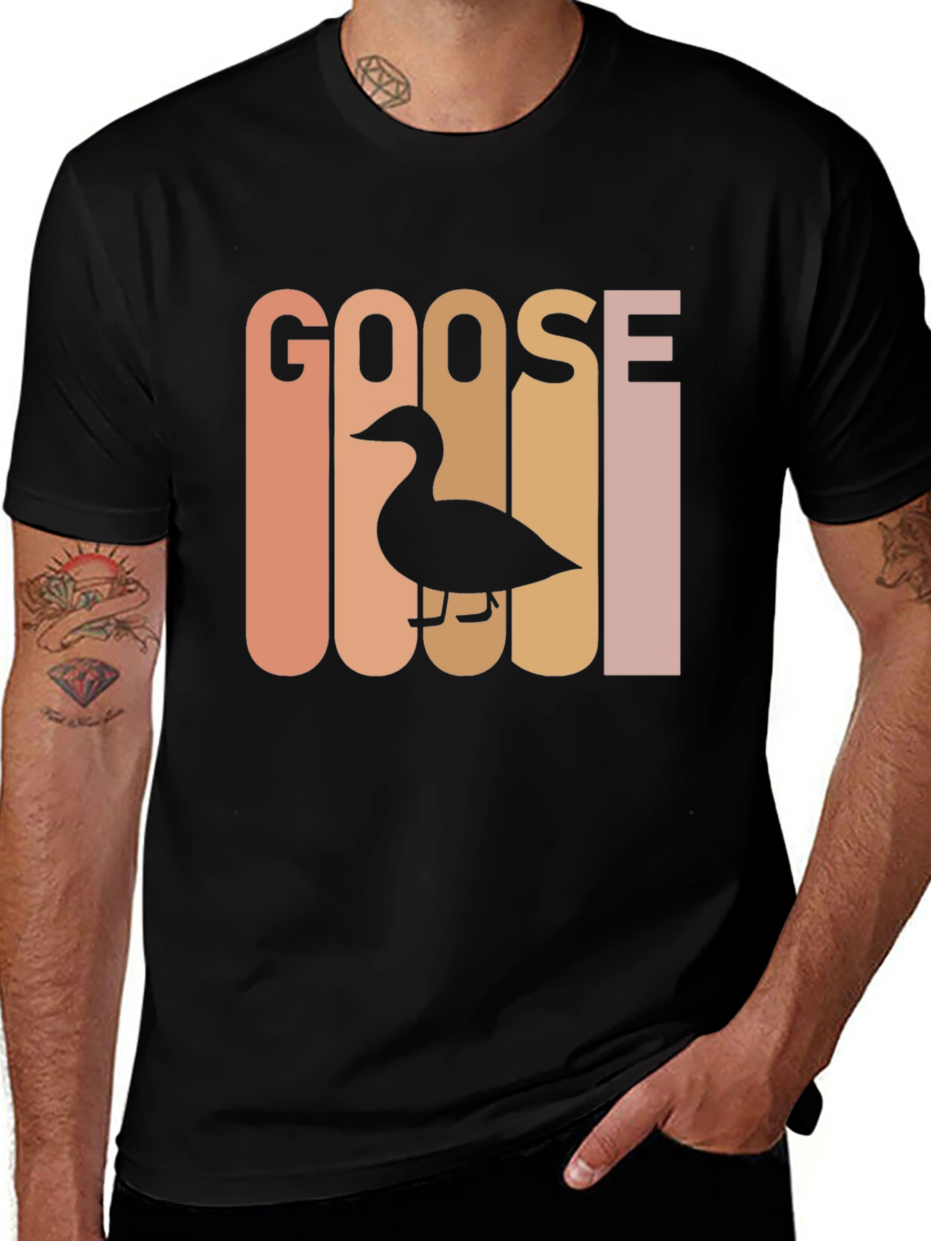 Variant 24 of Retro Goose Graphic T-Shirt