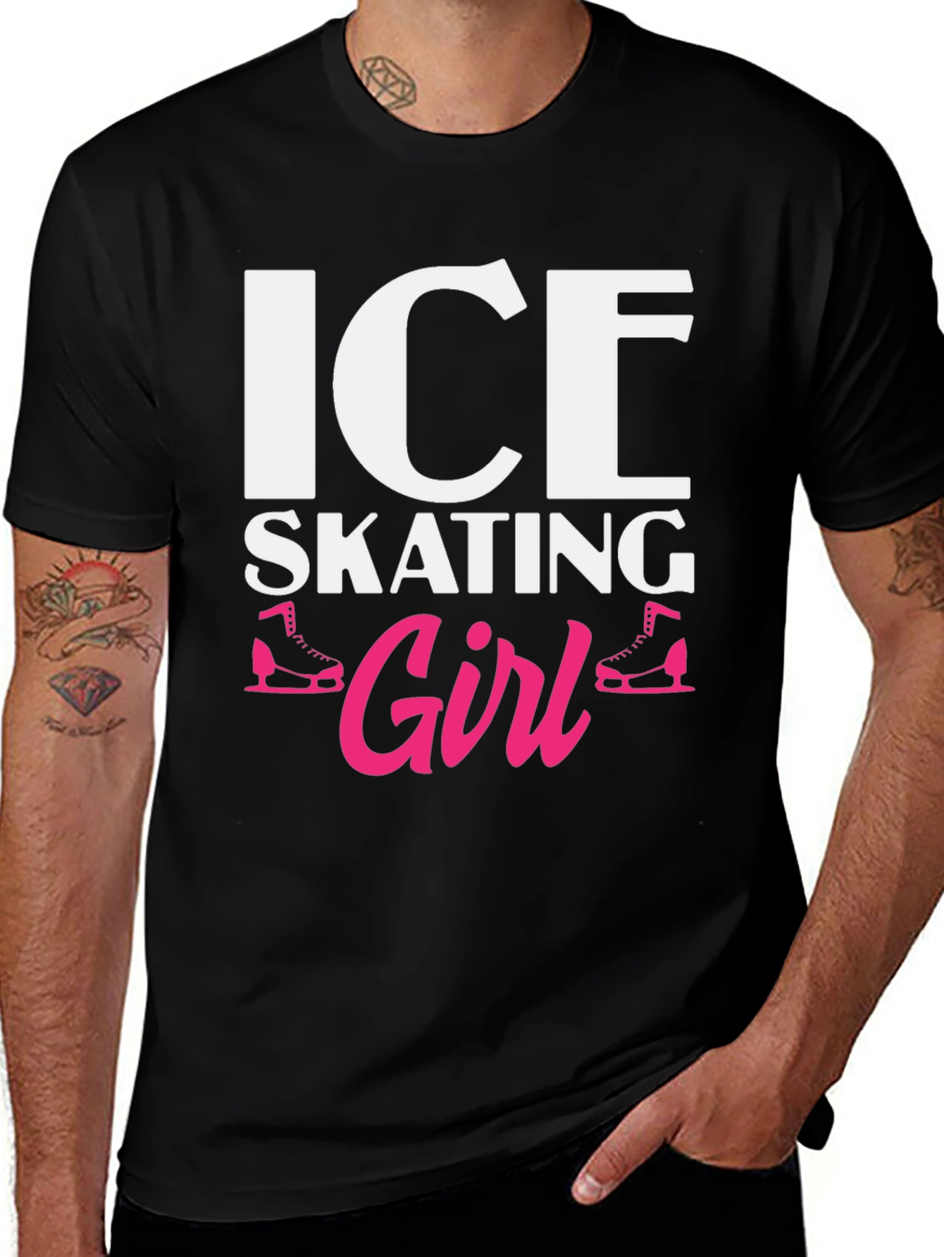 Variant 11 of Ice Skating Girl T-Shirt - Novelty Apparel