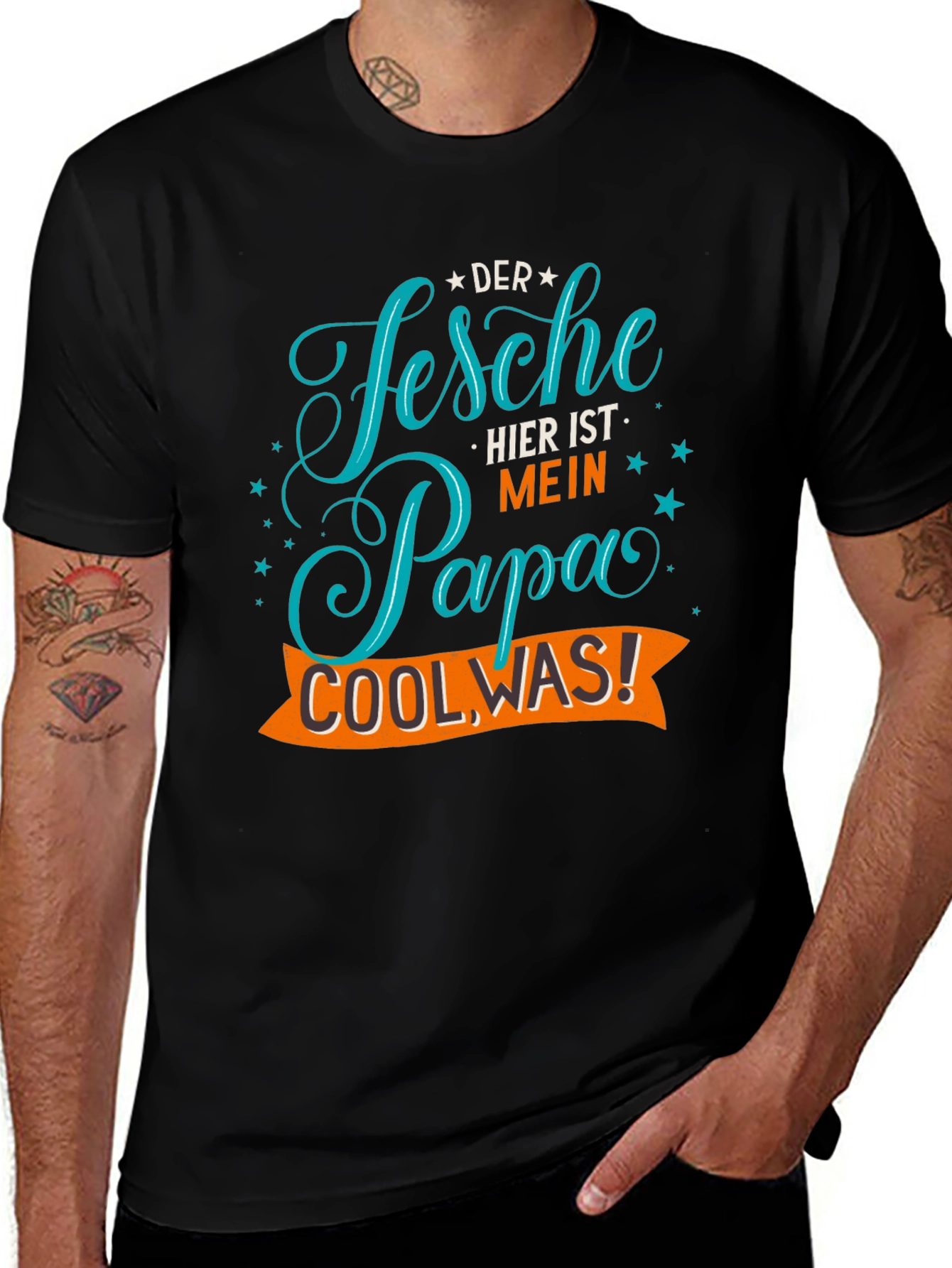 Der Fesche Papa Cool Was! Men's T-Shirt