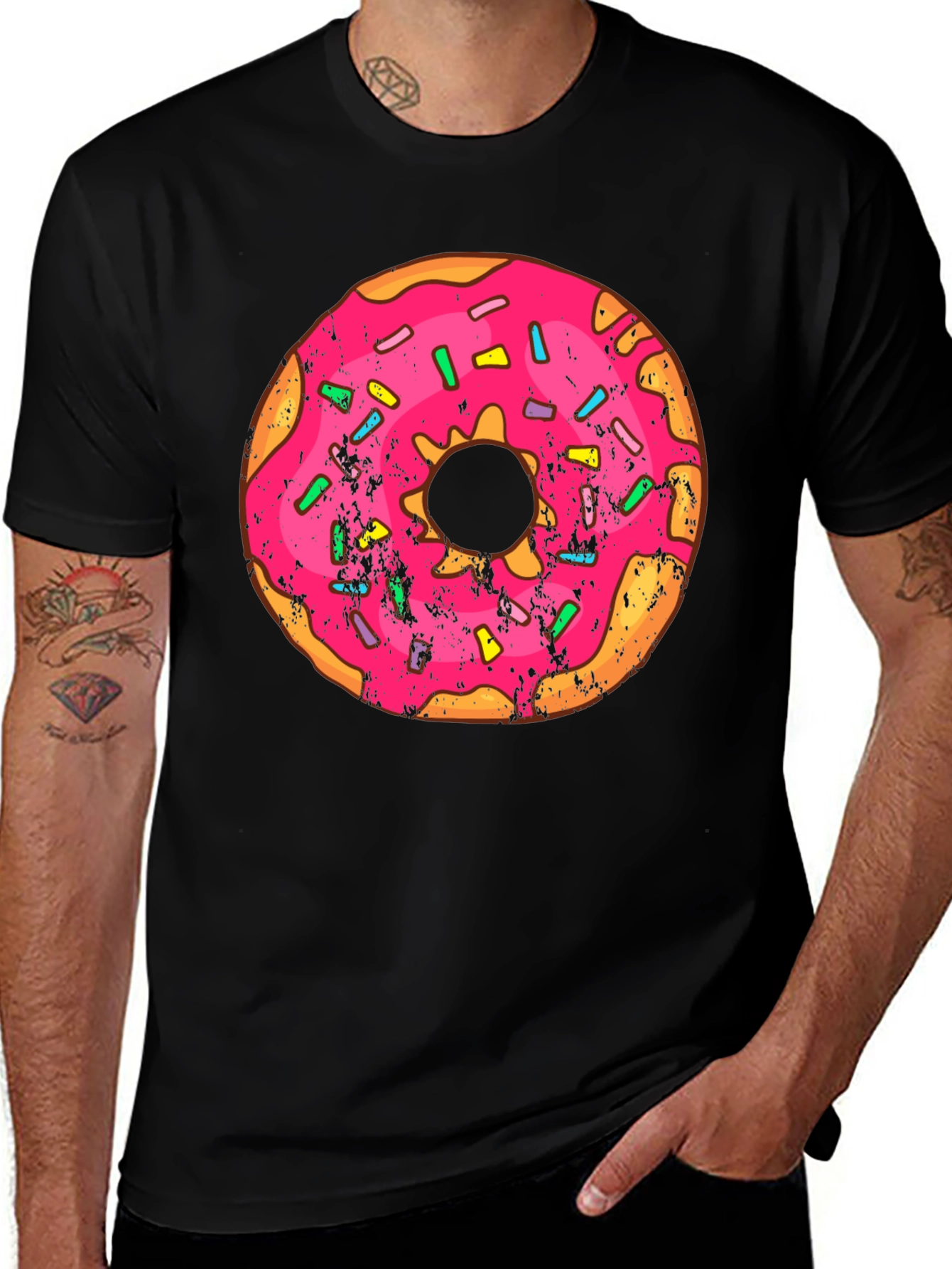Variant 6 of Donut Graphic T-Shirt - Sweet Treat Fashion