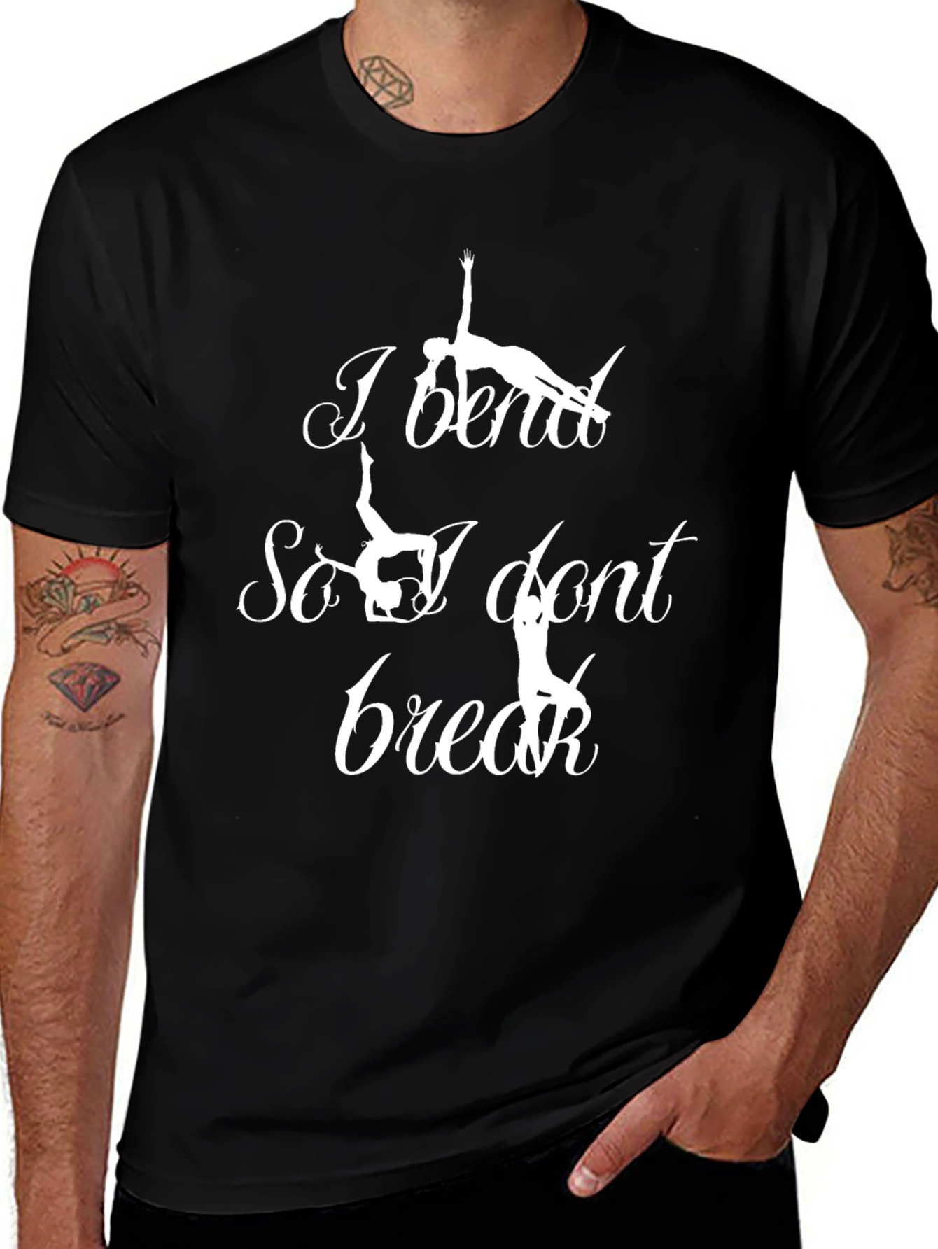 Variant 15 of I Bend So I Don't Break Gymnastics T-Shirt