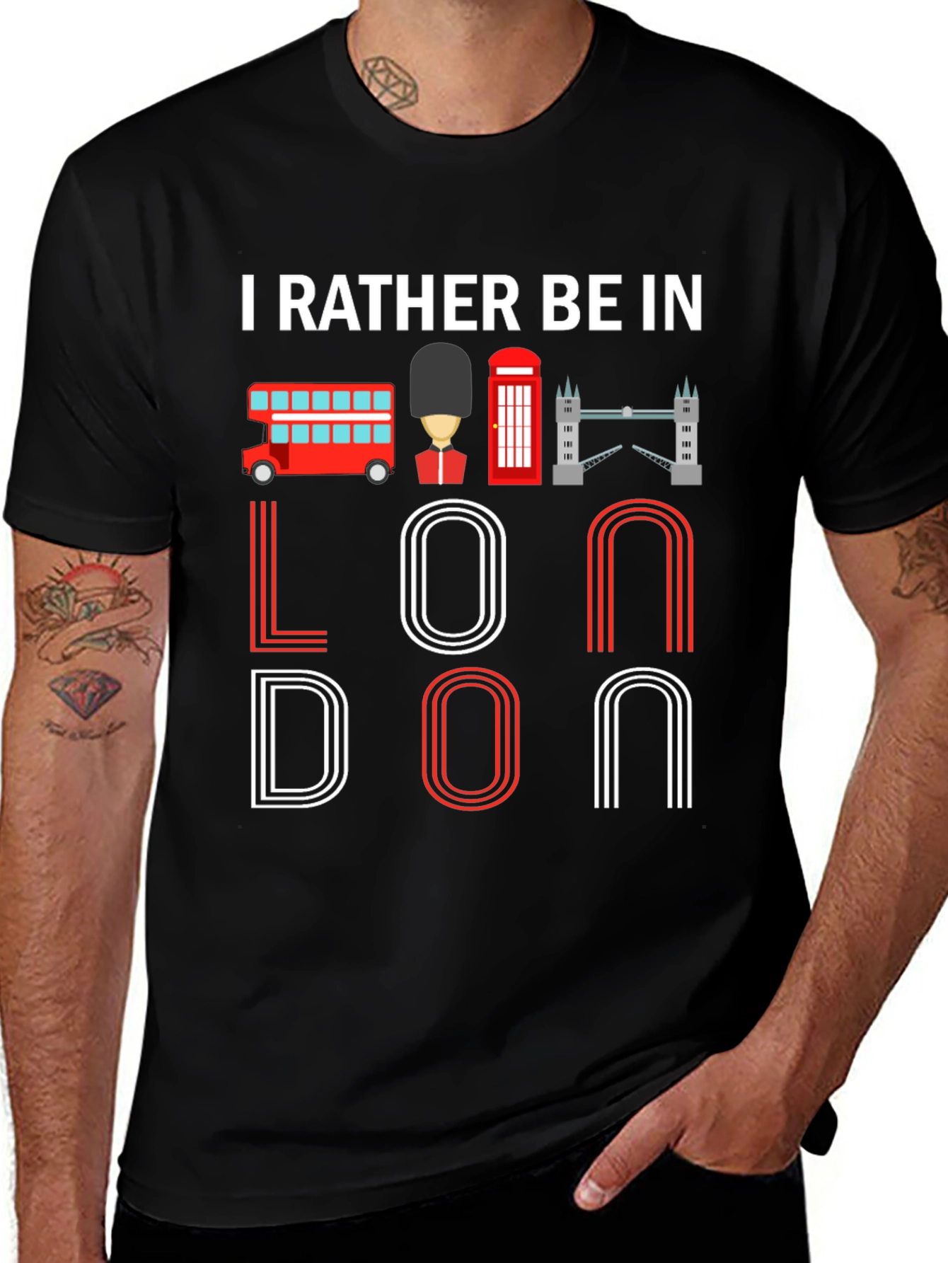 Variant 6 of London Graphic Print T-Shirt