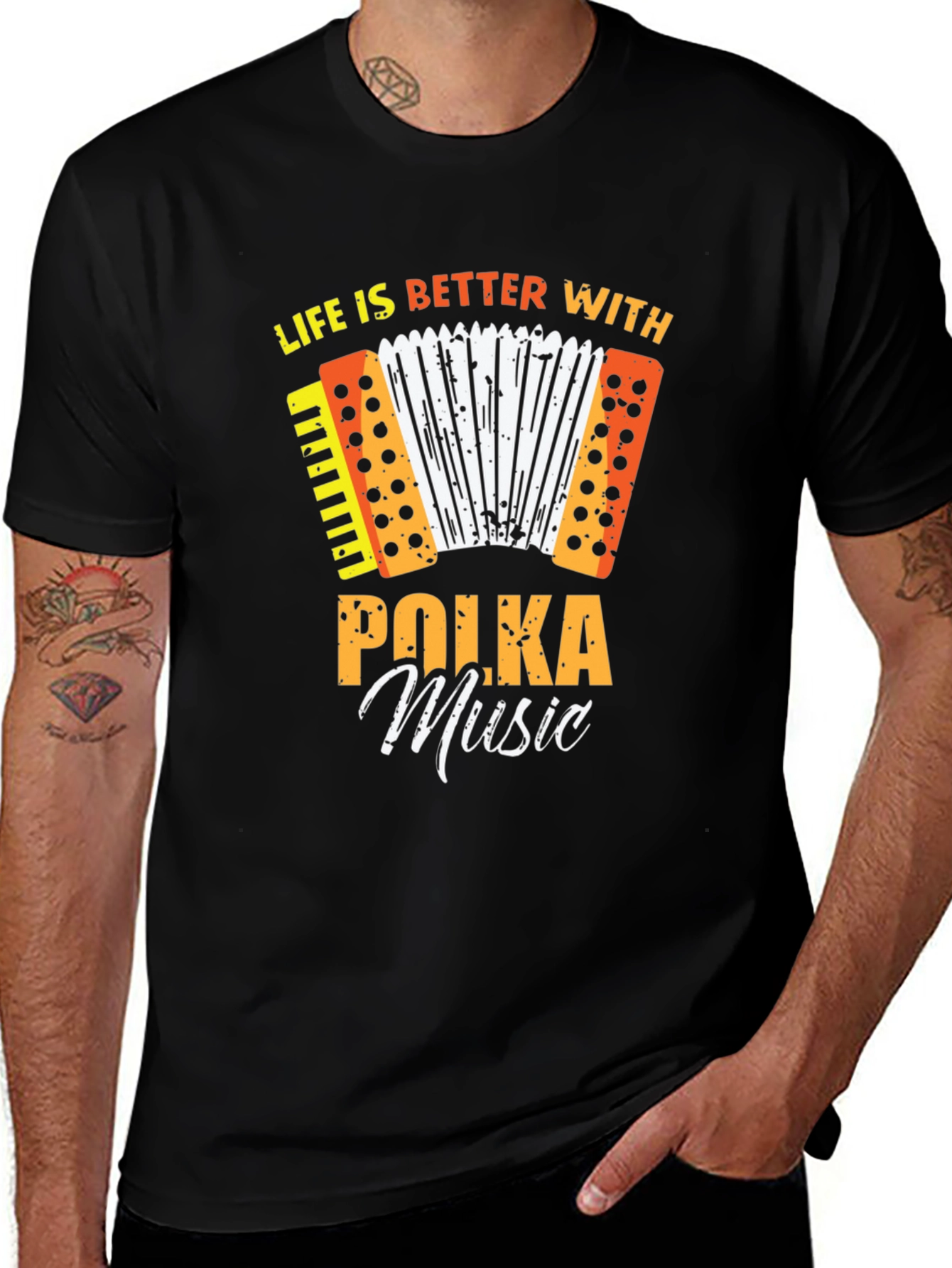 Variant 13 of Life is Better with Polka Music T-Shirt