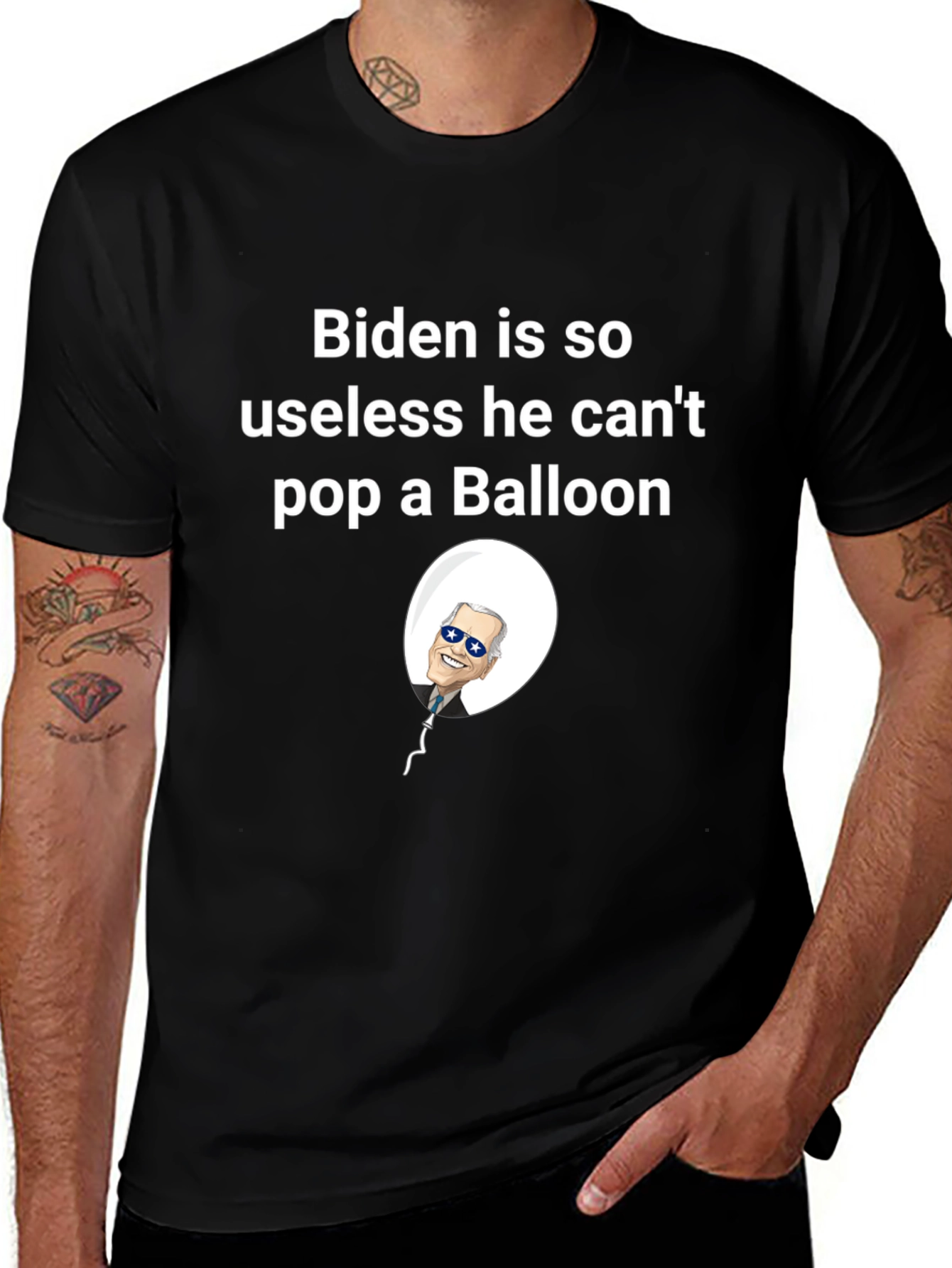 Biden Balloon T-Shirt - Funny Political Humor Tee