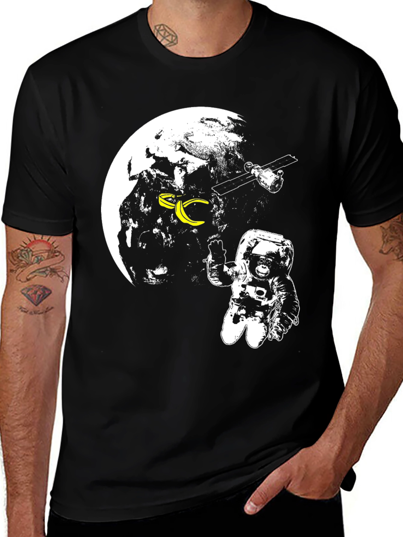 Variant 7 of Astronaut Graphic T-Shirt - Space Adventure Tee