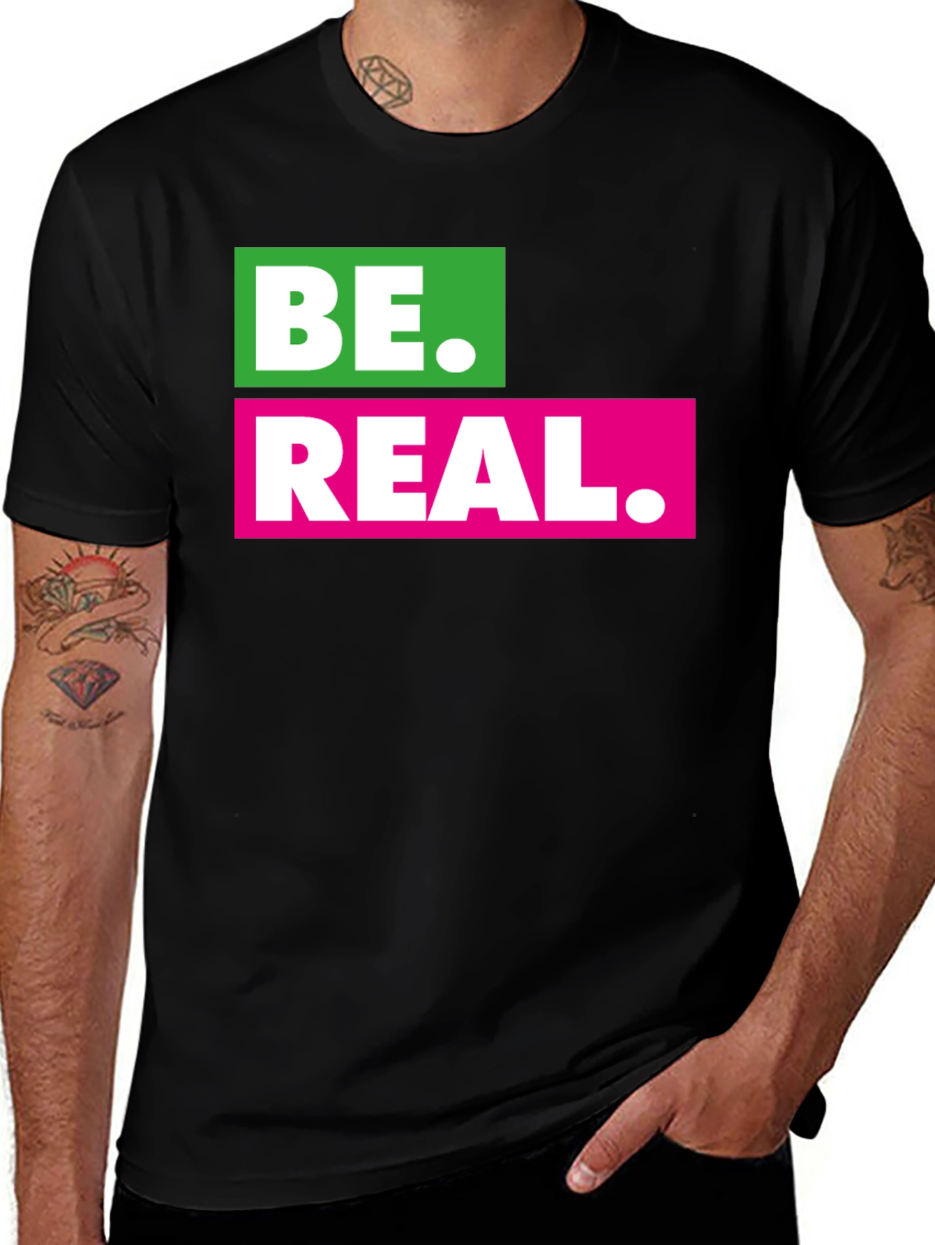 Variant 6 of Be Real T-Shirt: Bold Graphic Print, Everyday Comfort