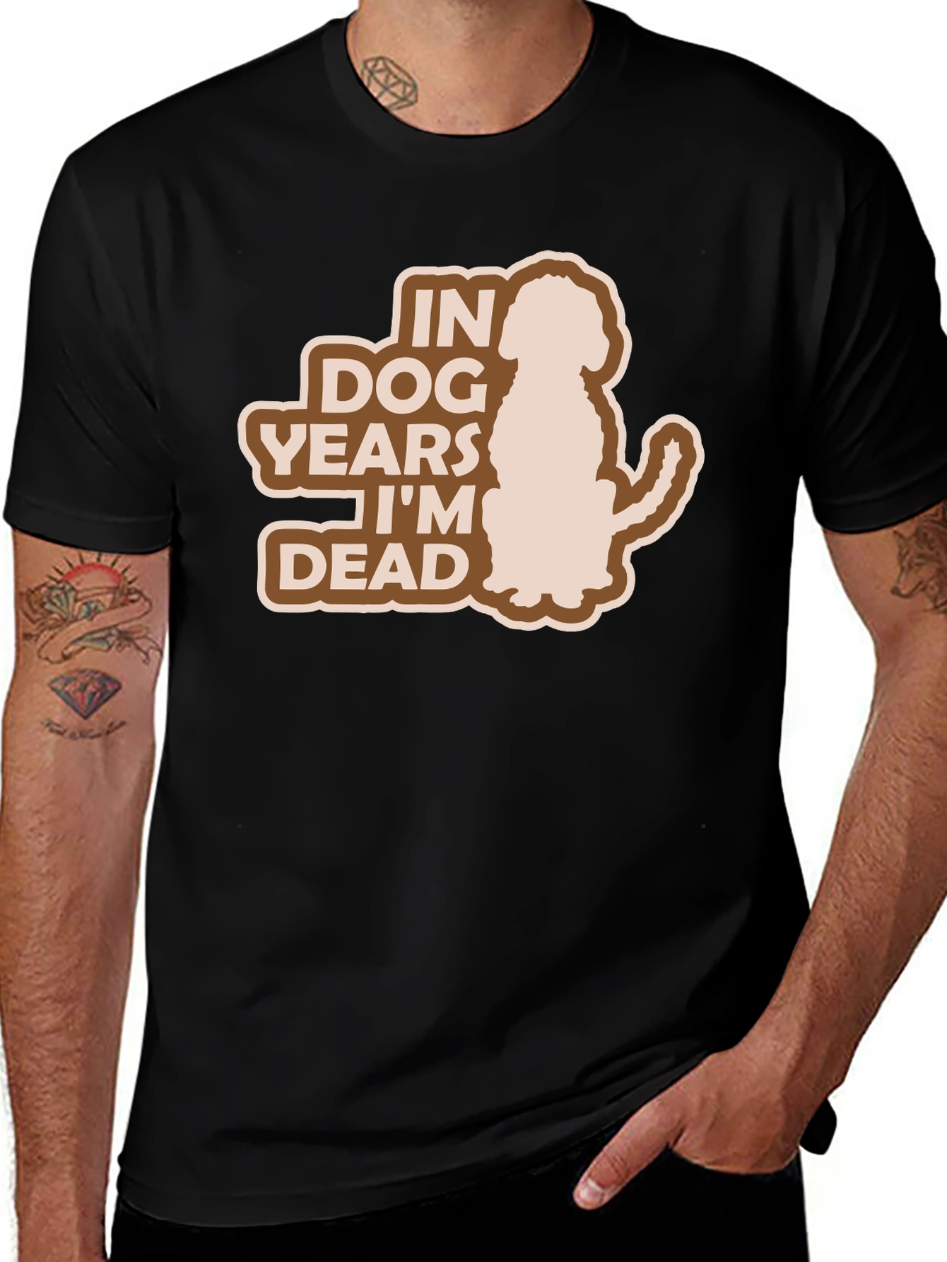 Variant 3 of In Dog Years I'm Dead T-Shirt, Funny Dog Lover Tee