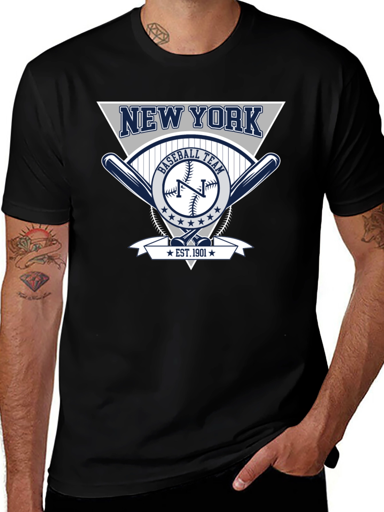 Variant 9 of New York Baseball Team T-Shirt