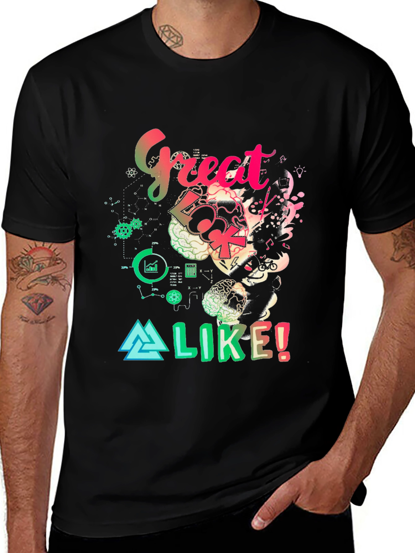 Variant 22 of Great Look Alike Graphic T-Shirt