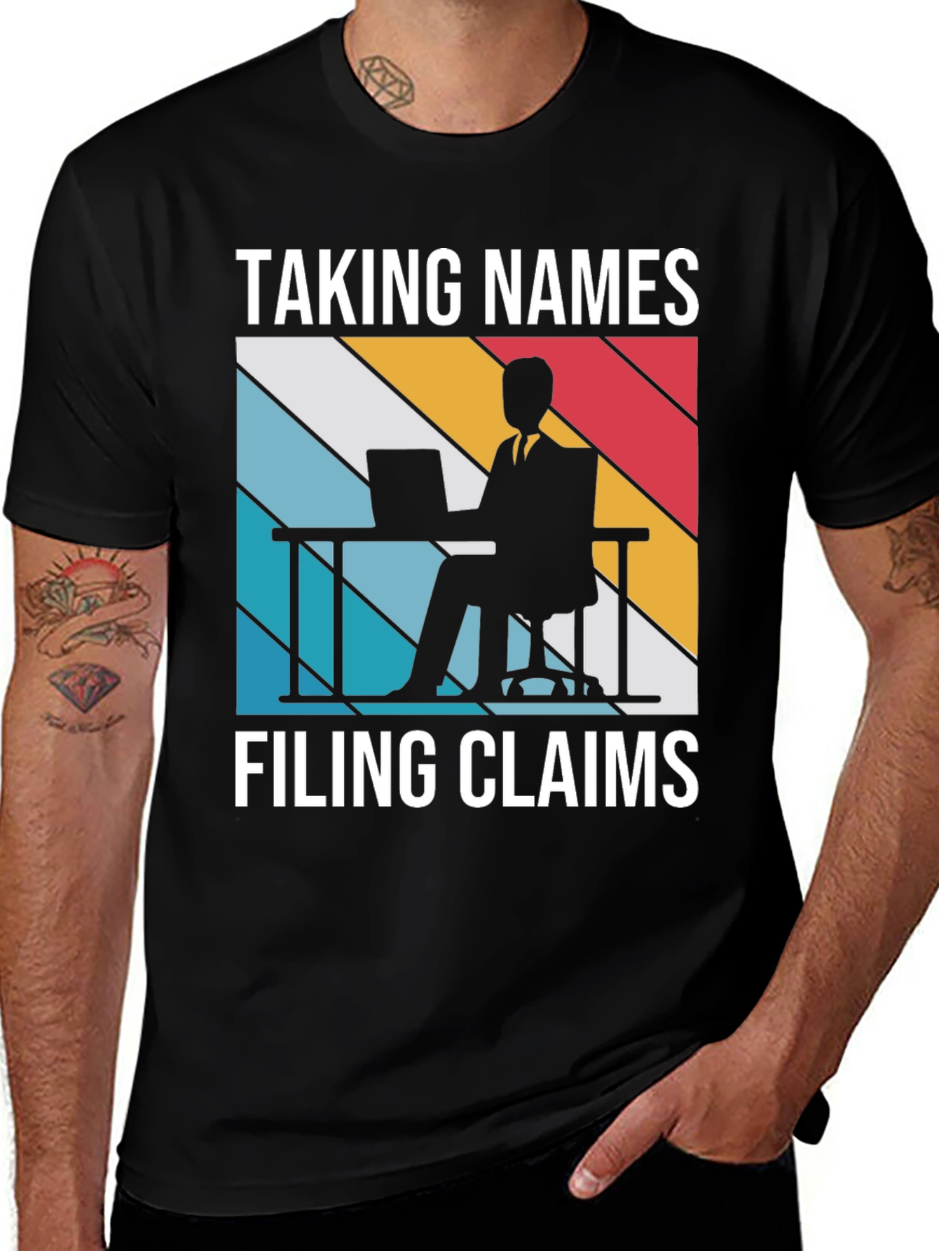Taking Names Filing Claims T-Shirt