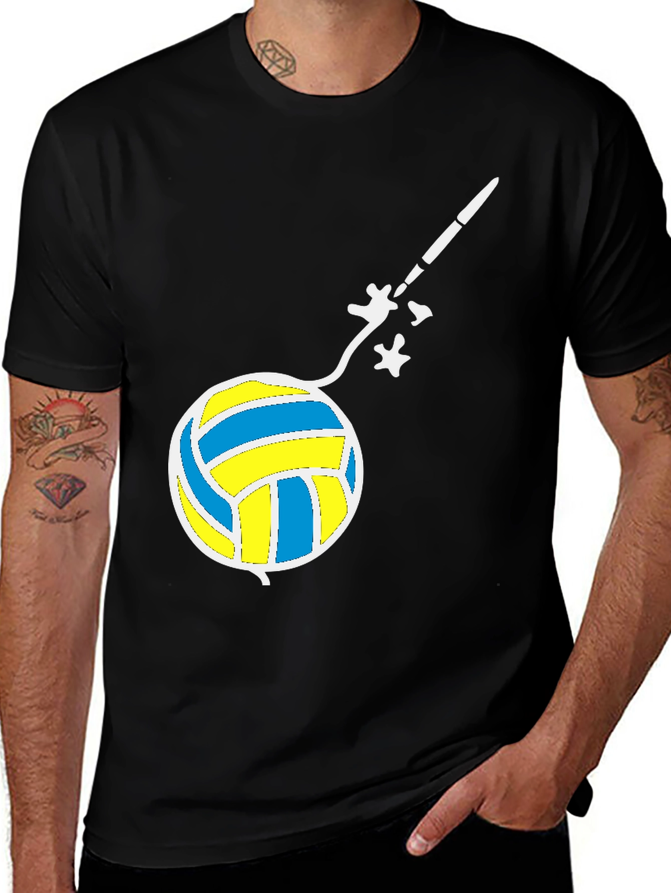 Variant 16 of Volleyball Rocket T-Shirt