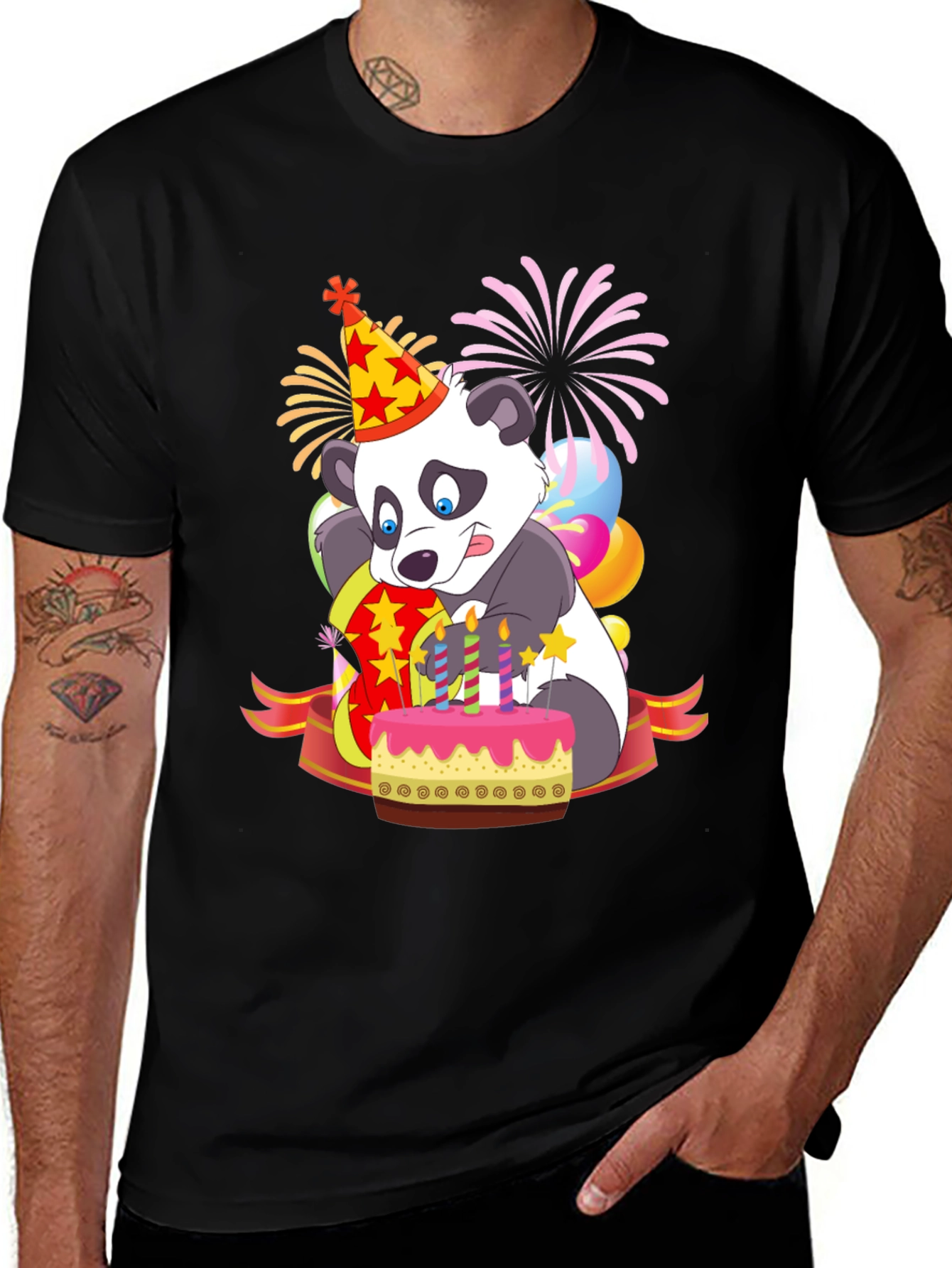 Panda Birthday Party T-Shirt