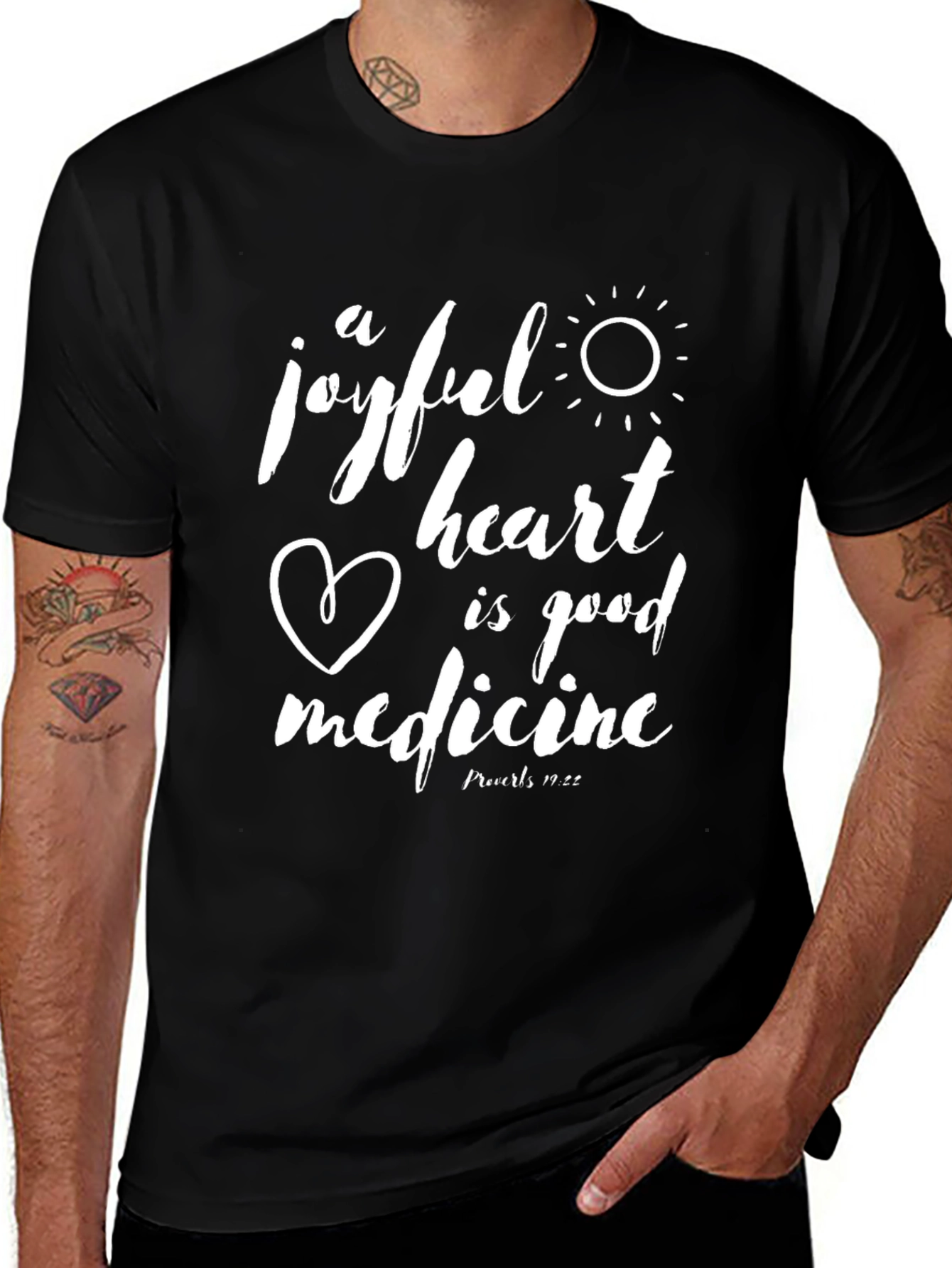 Variant 21 of Joyful Heart is Good Medicine T-Shirt