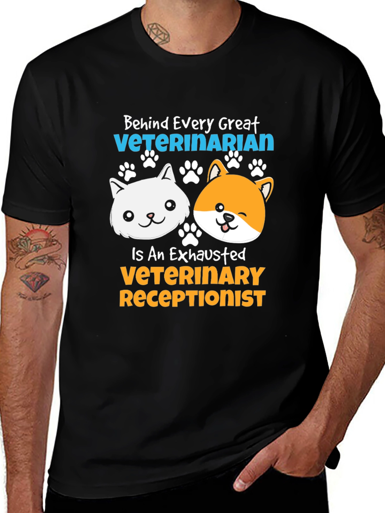 Variant 16 of Veterinarian Receptionist T-Shirt