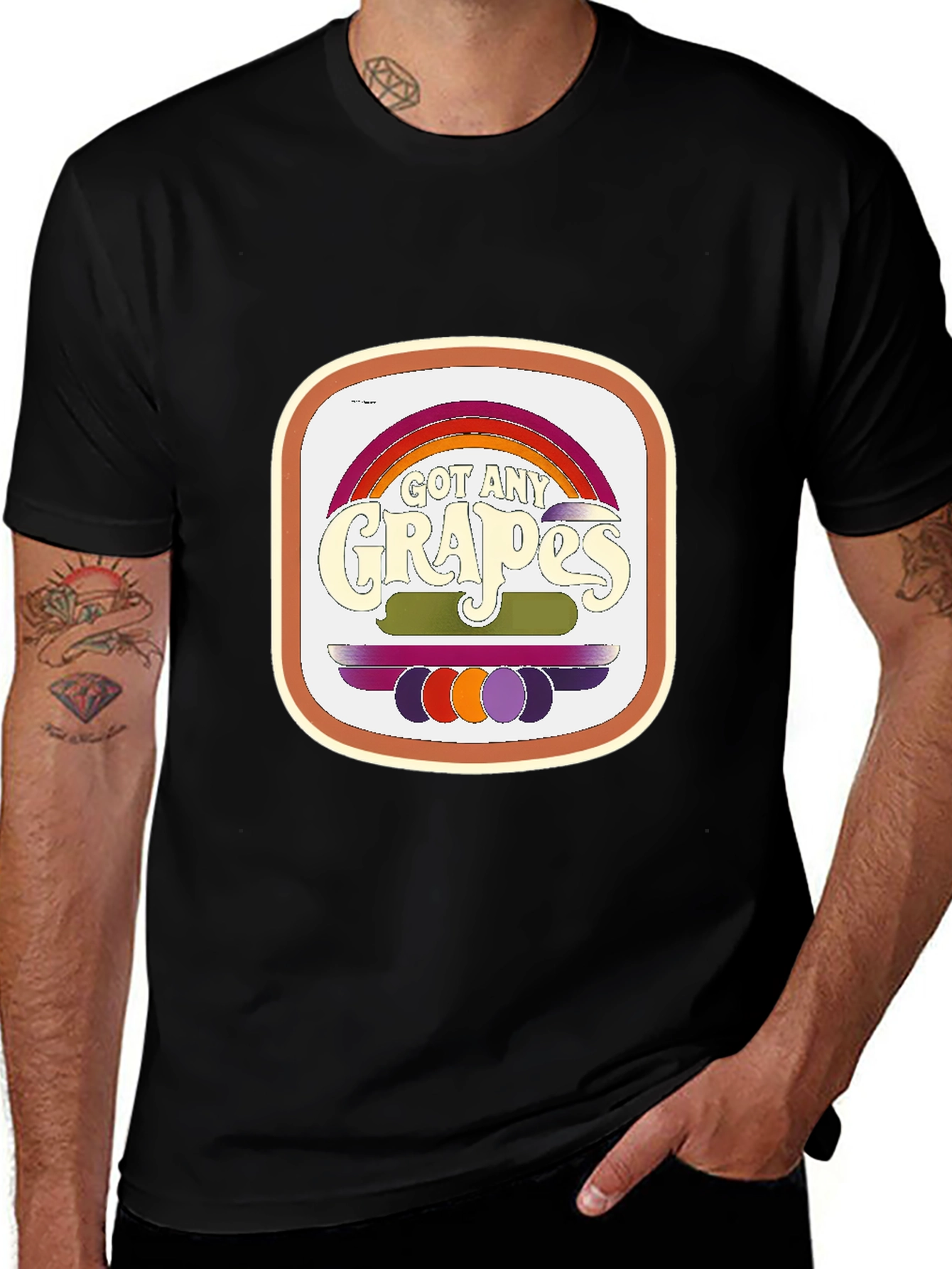 Variant 14 of Got Any Grapes T-Shirt - Retro Fruit Humor Tee
