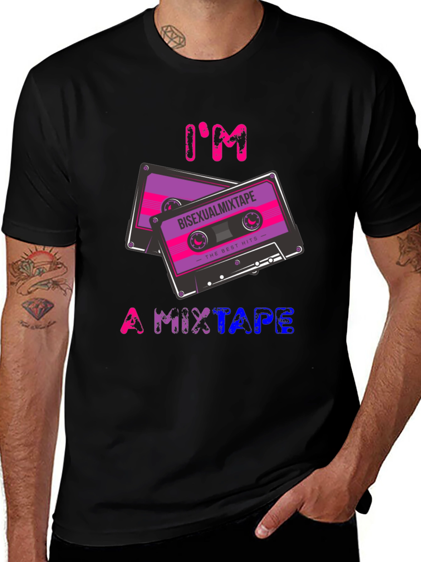 Variant 23 of Bisexual Mixtape T-Shirt - LGBTQ Pride