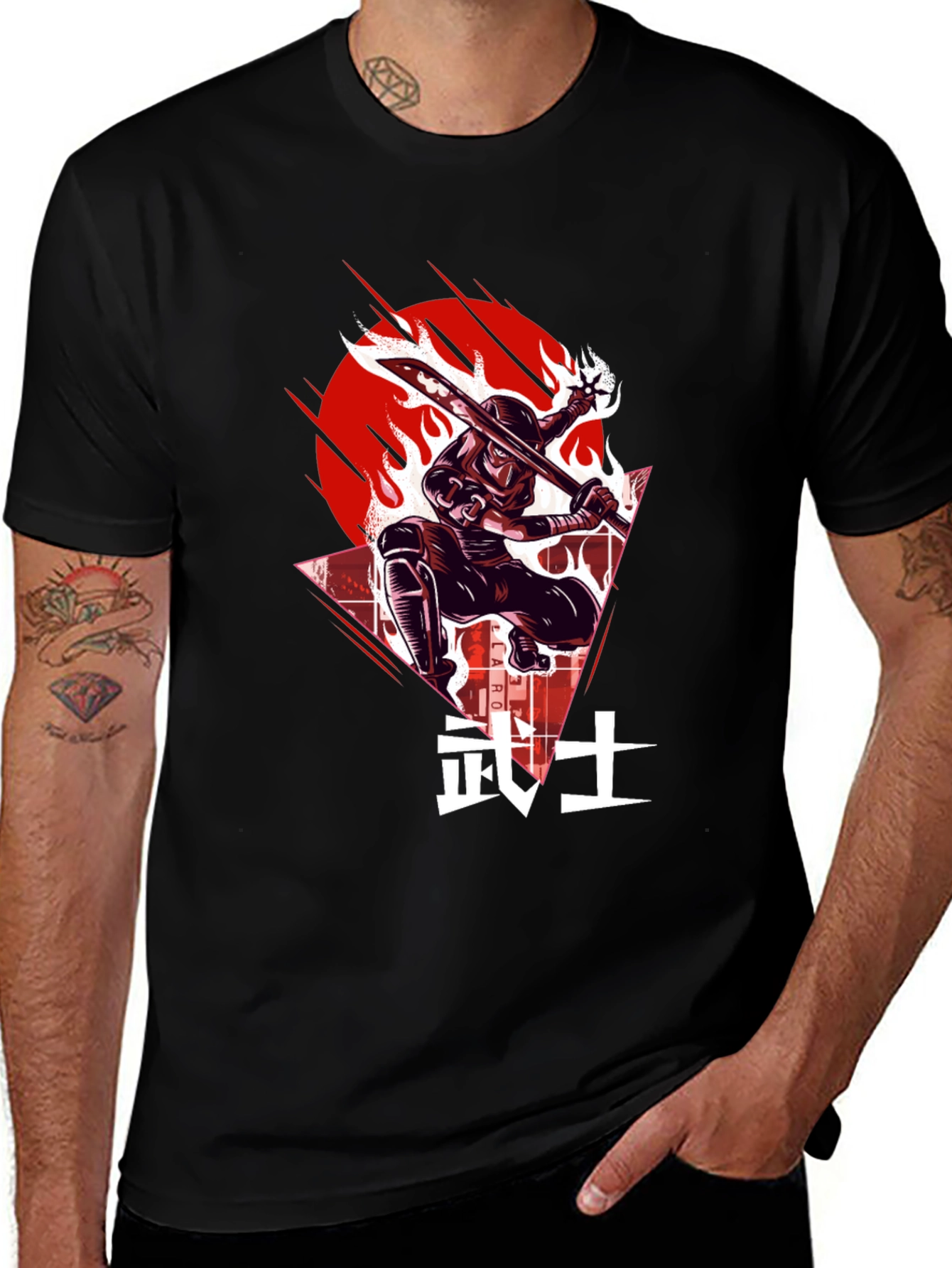 Variant 29 of Ninja Warrior Graphic Tee - Martial Arts T-Shirt