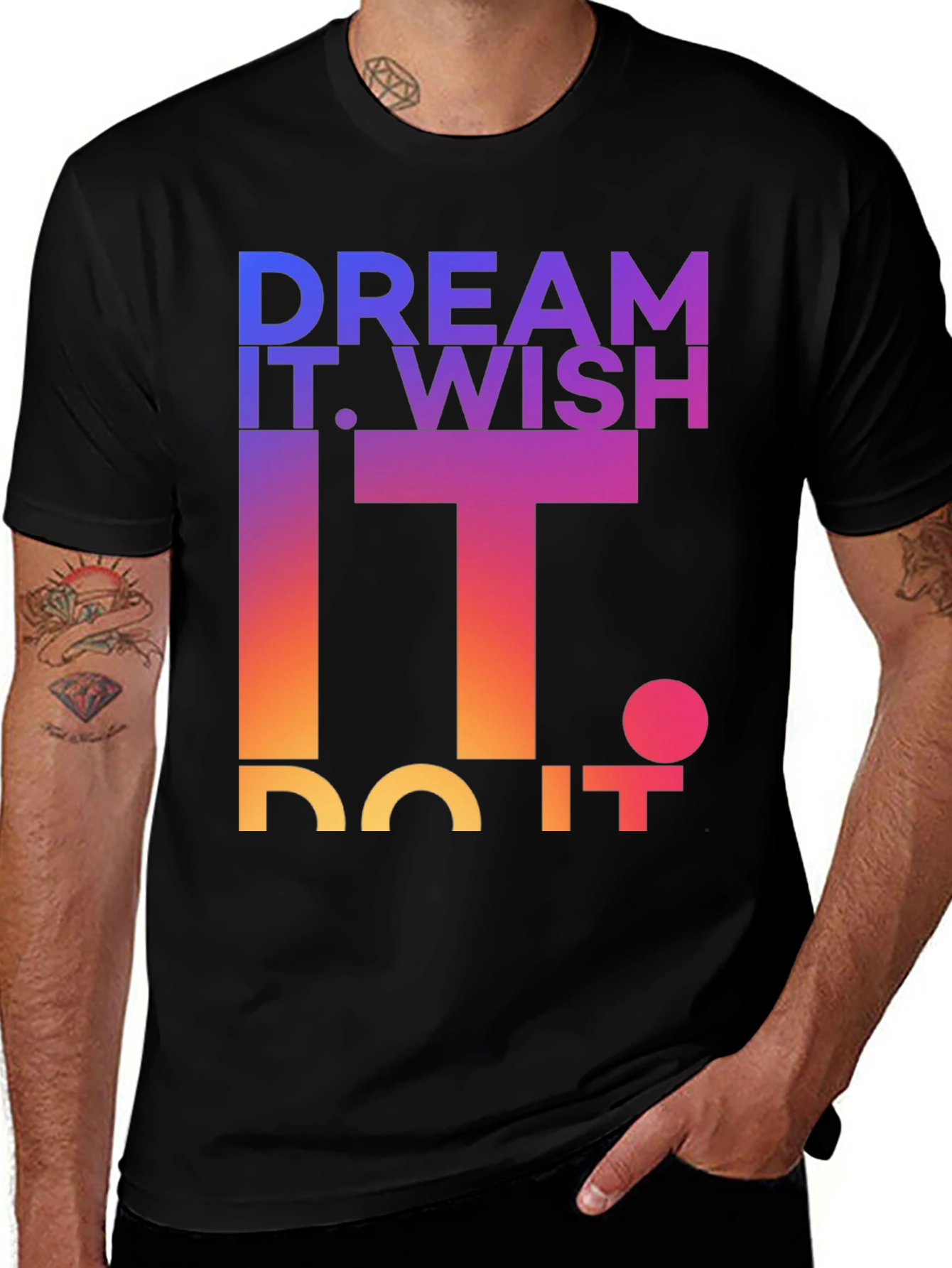 Variant 15 of Dream Wish Do It Gradient T-Shirt