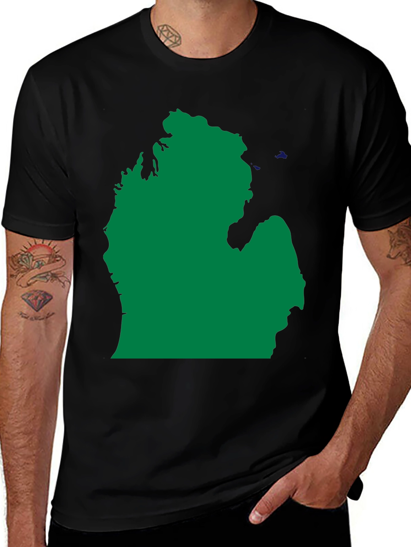 Michigan State Outline T-Shirt